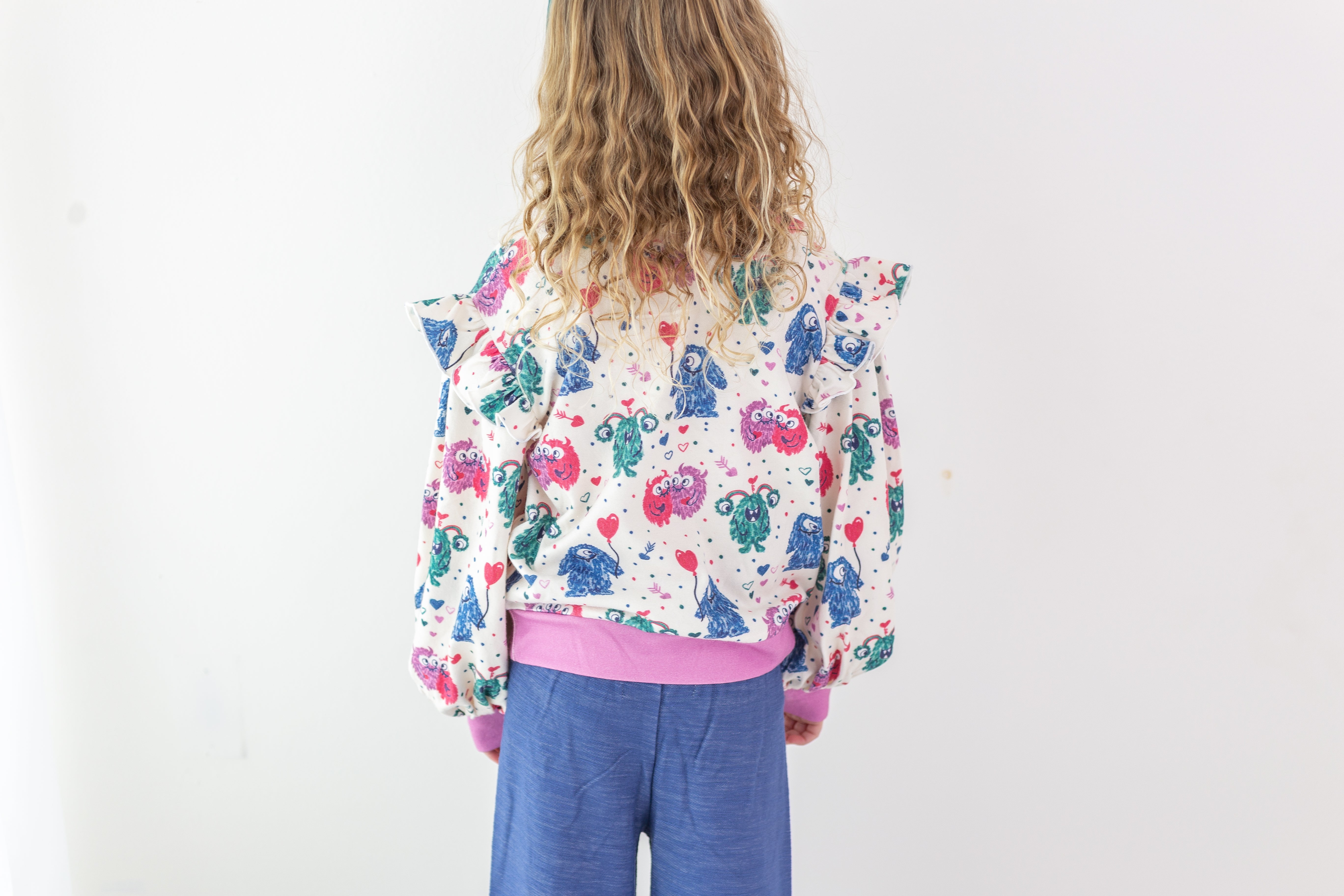 Opal Puff Sleeve Sweater - Monster Love