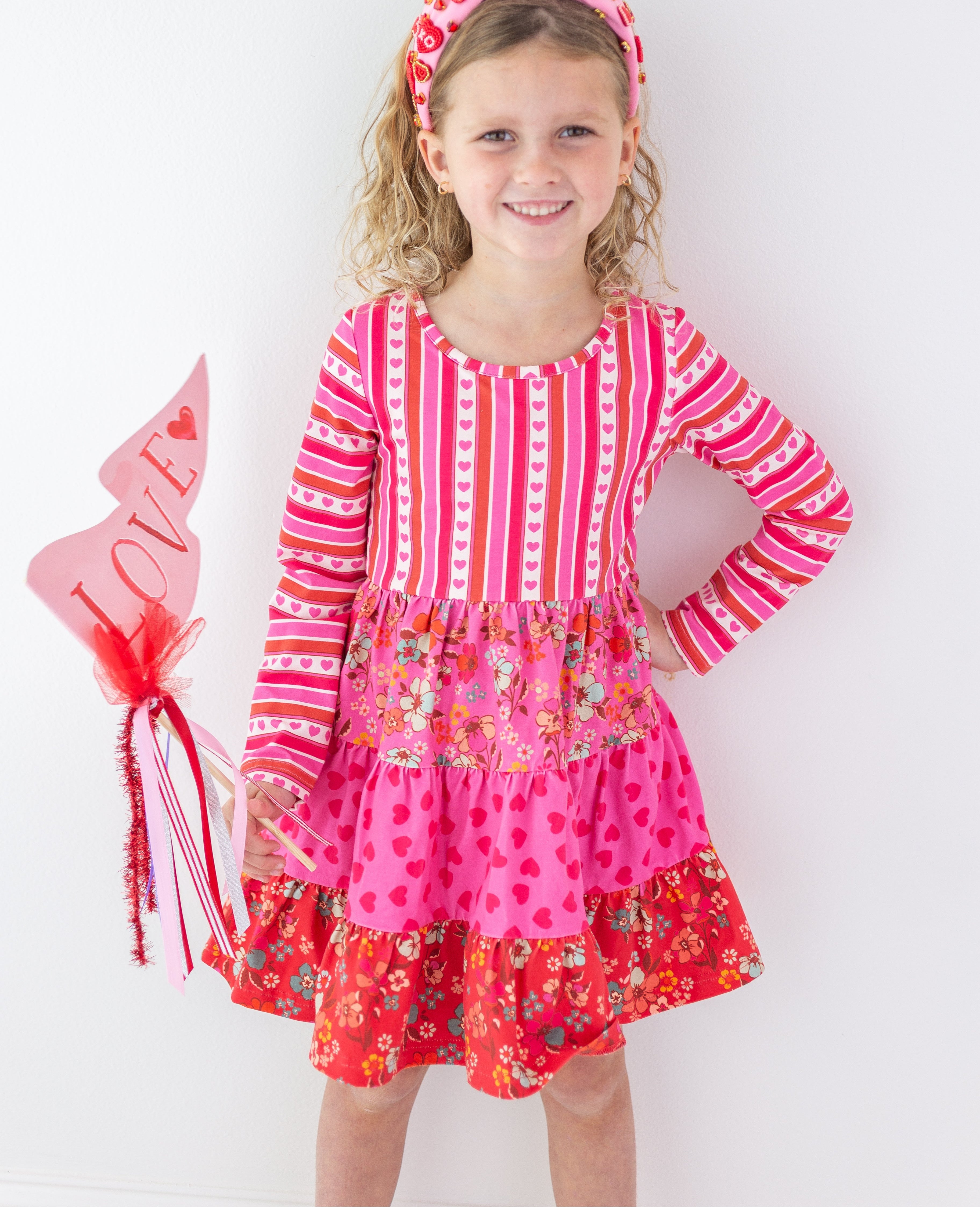 Annistyn Knit Dress - Floral Crush