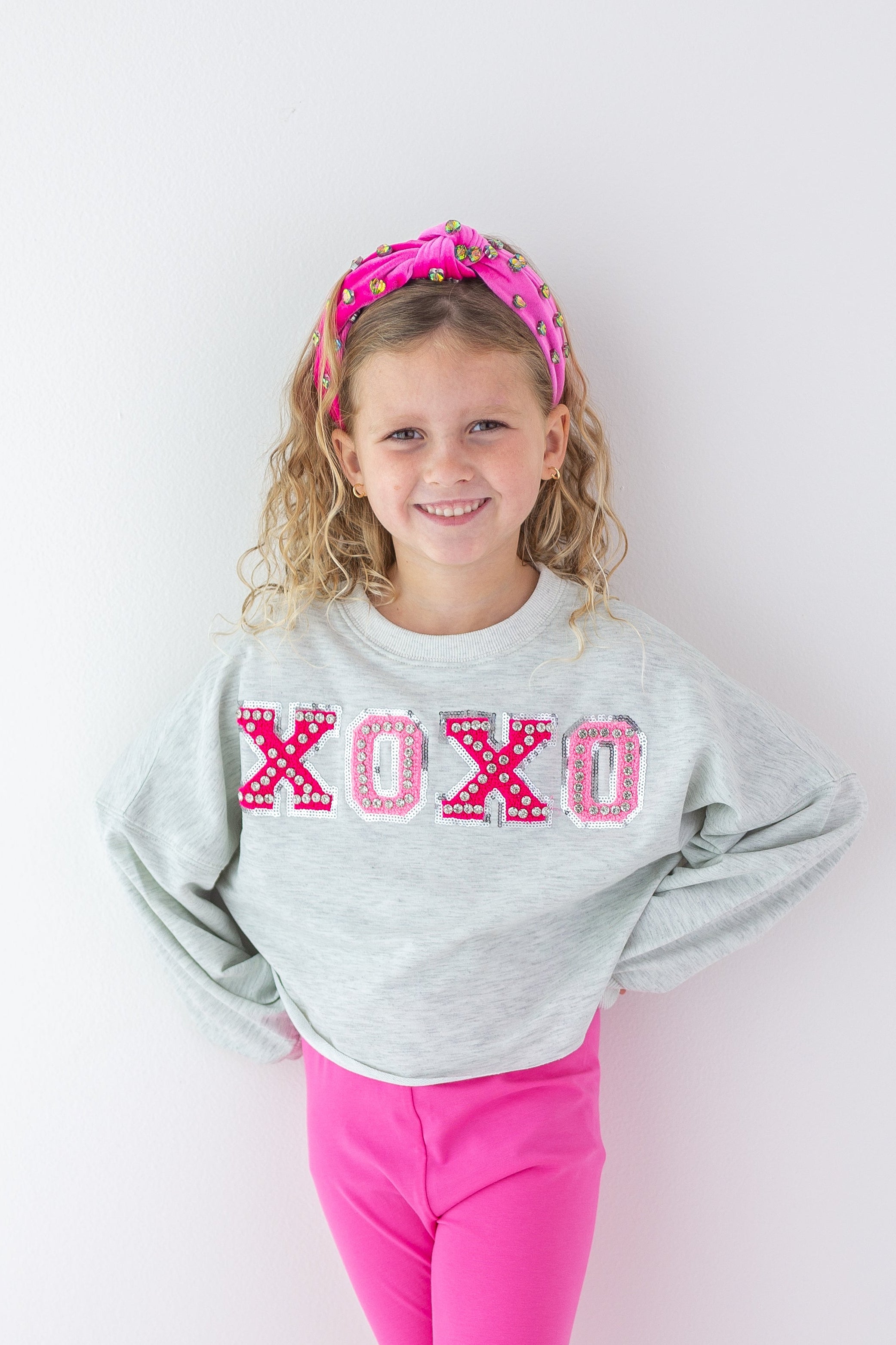 Sweater - Jeweled Xoxo