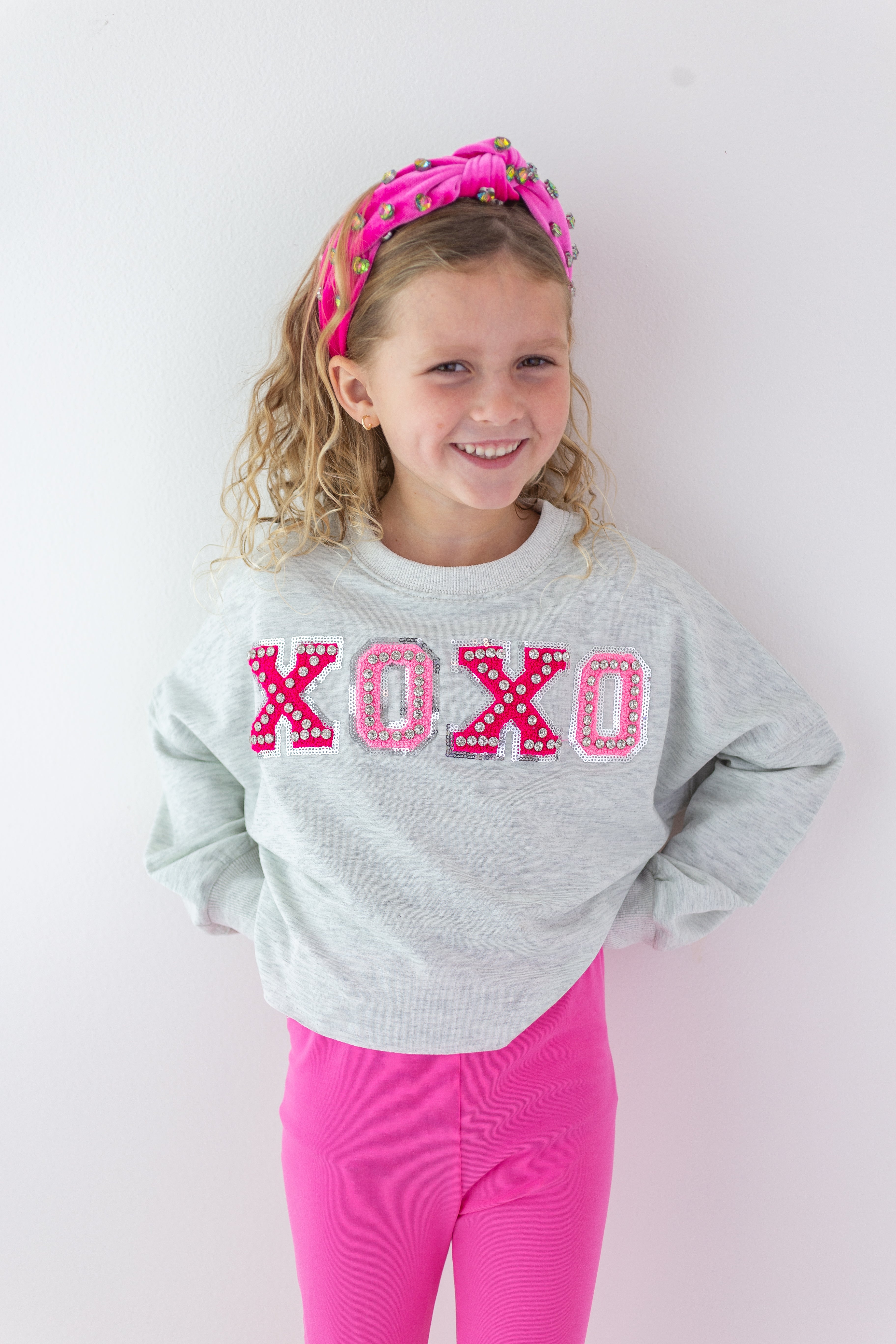 Sweater - Jeweled Xoxo