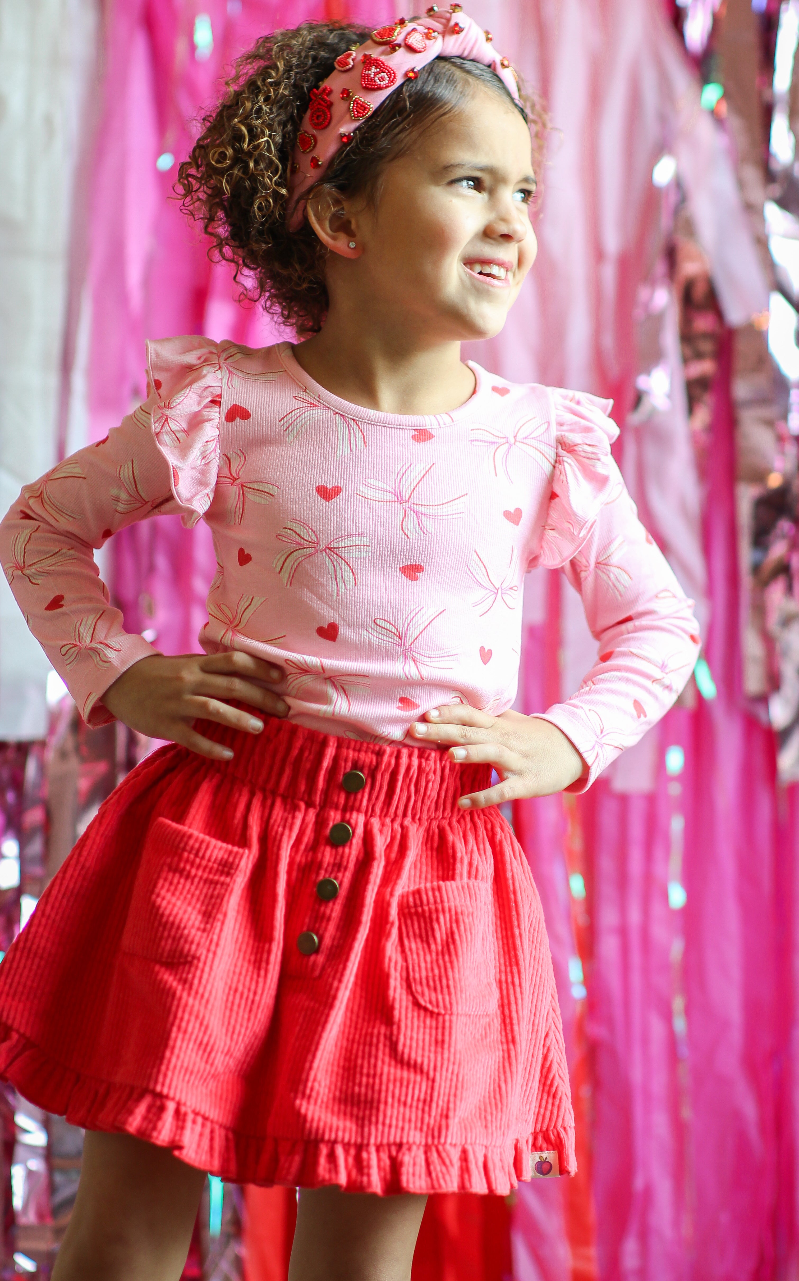 Vienna Corduroy Skirt - Love Story – Cheeky Plum