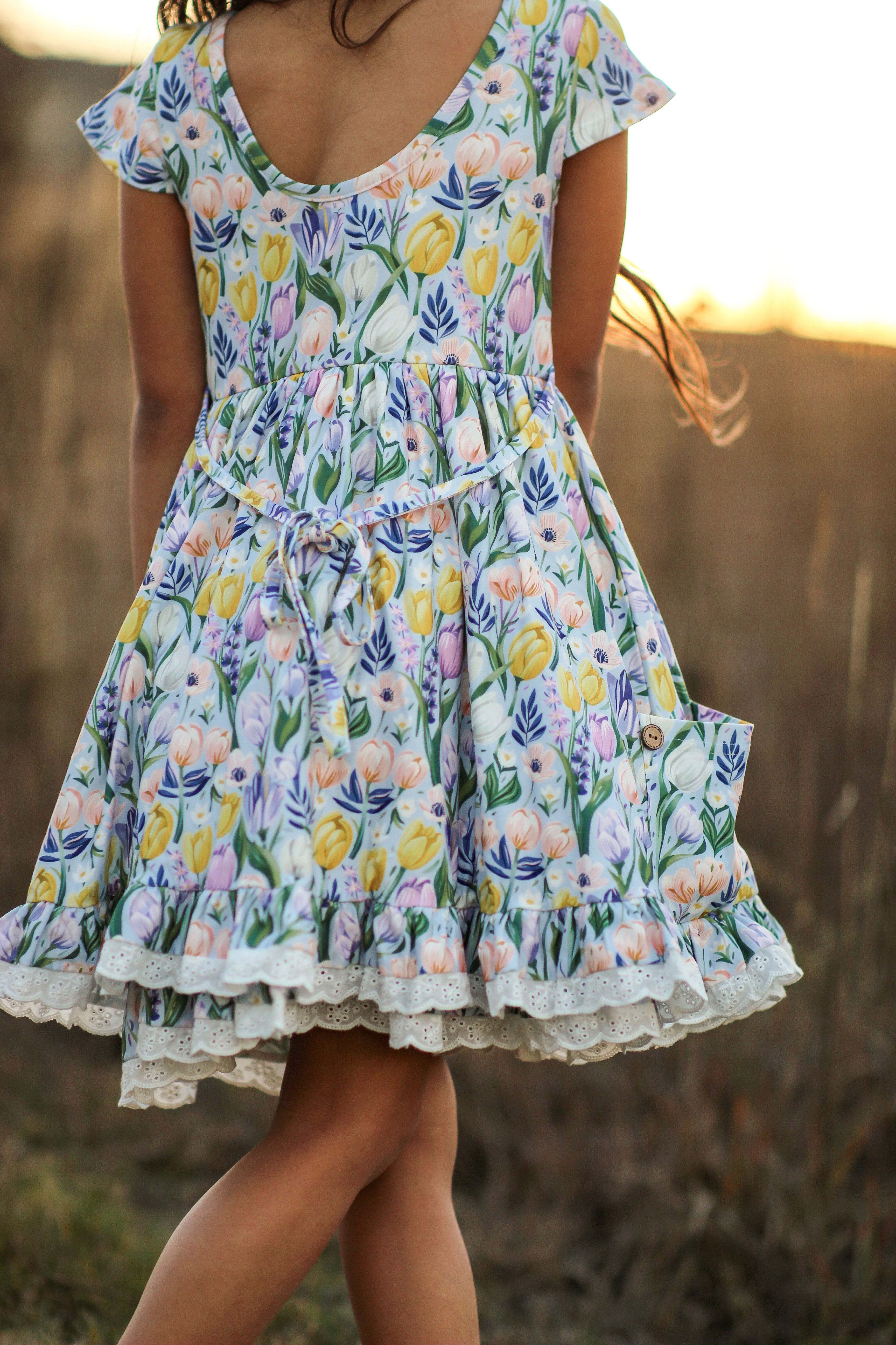 Myra Dress - Twinkle Tulips