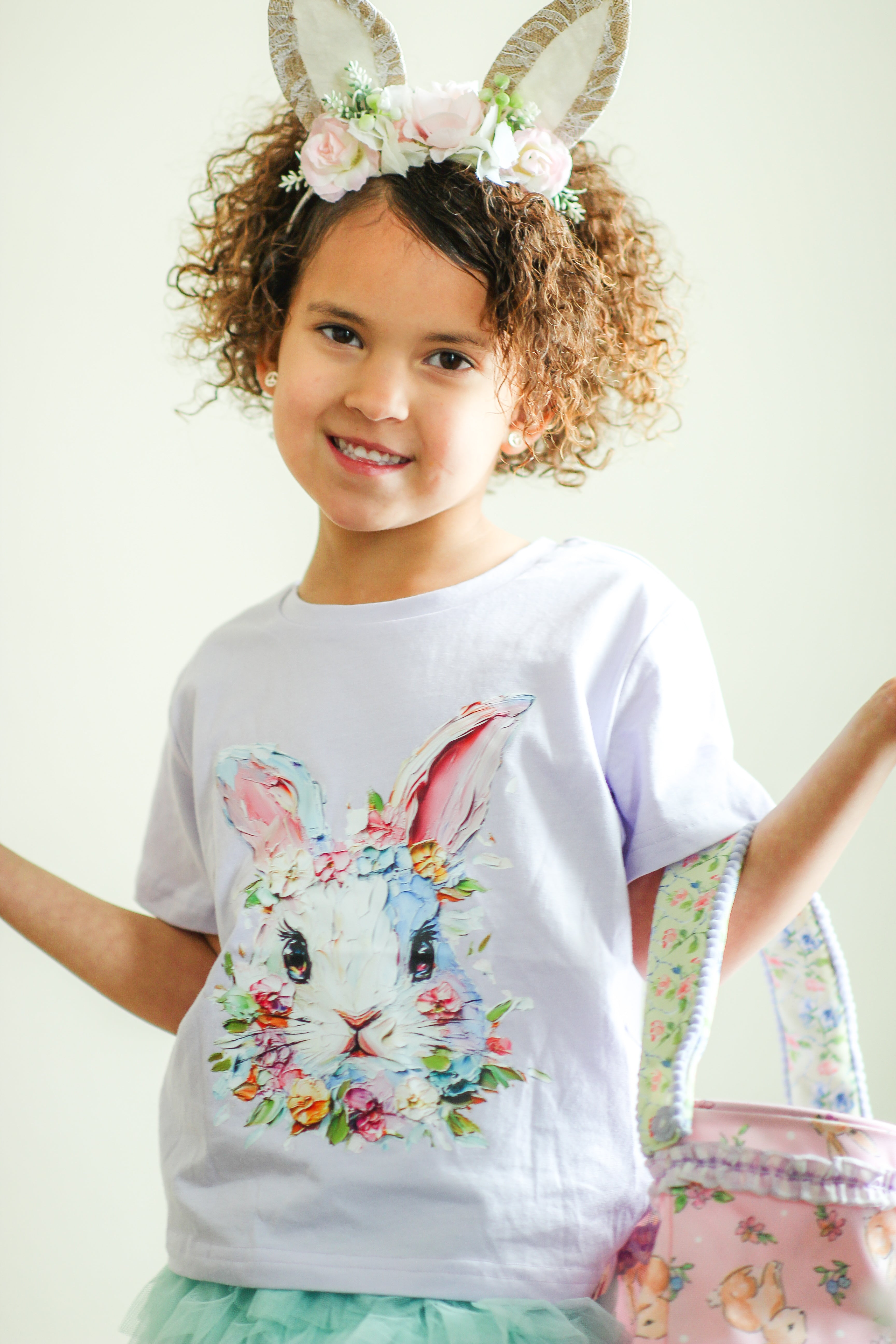 Graphic Tee - Bunny Brushstrokes