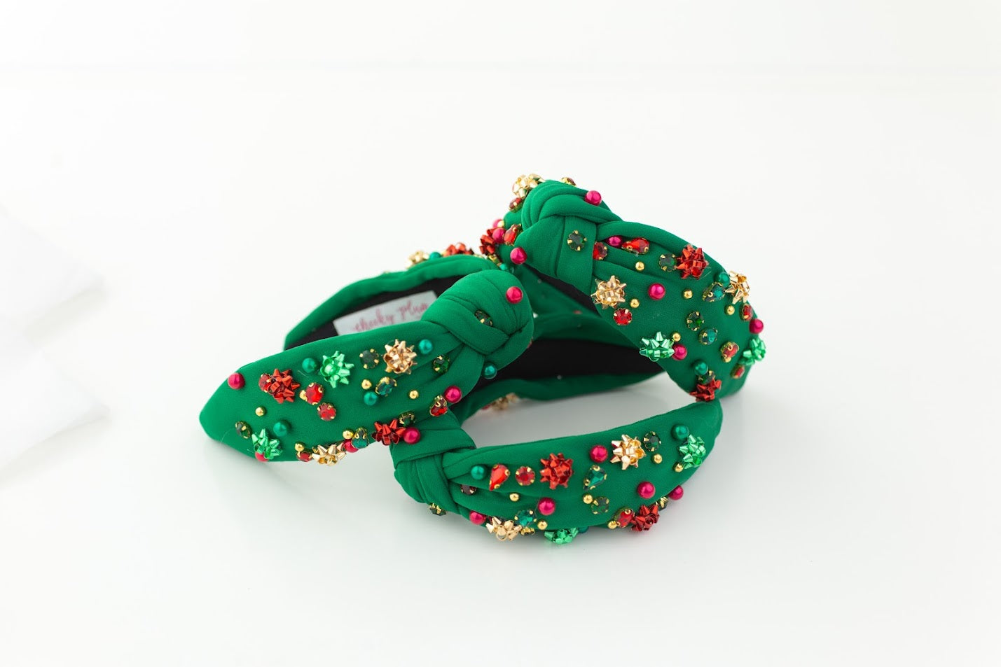 Beaded Headband - Bows of Holly