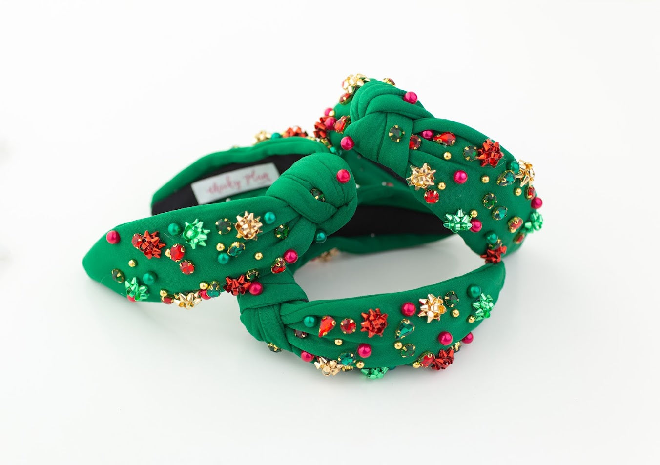 Beaded Headband - Bows of Holly