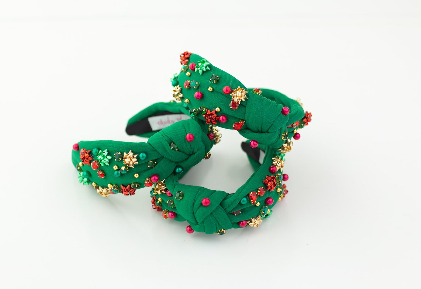 Beaded Headband - Bows of Holly