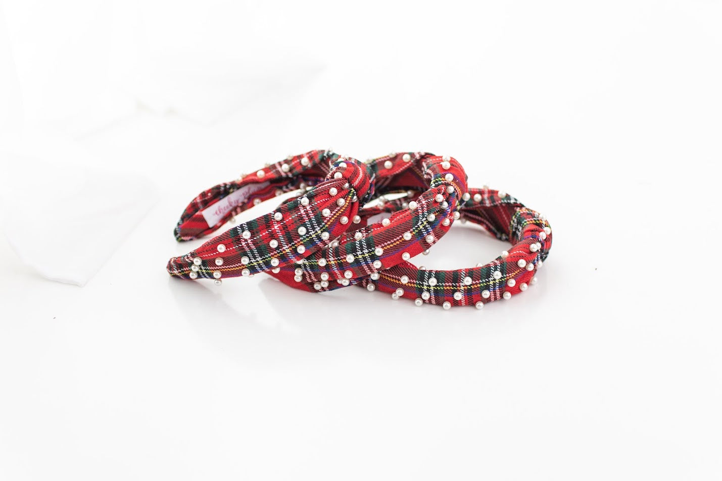 Beaded Headband - Tartan Tidings
