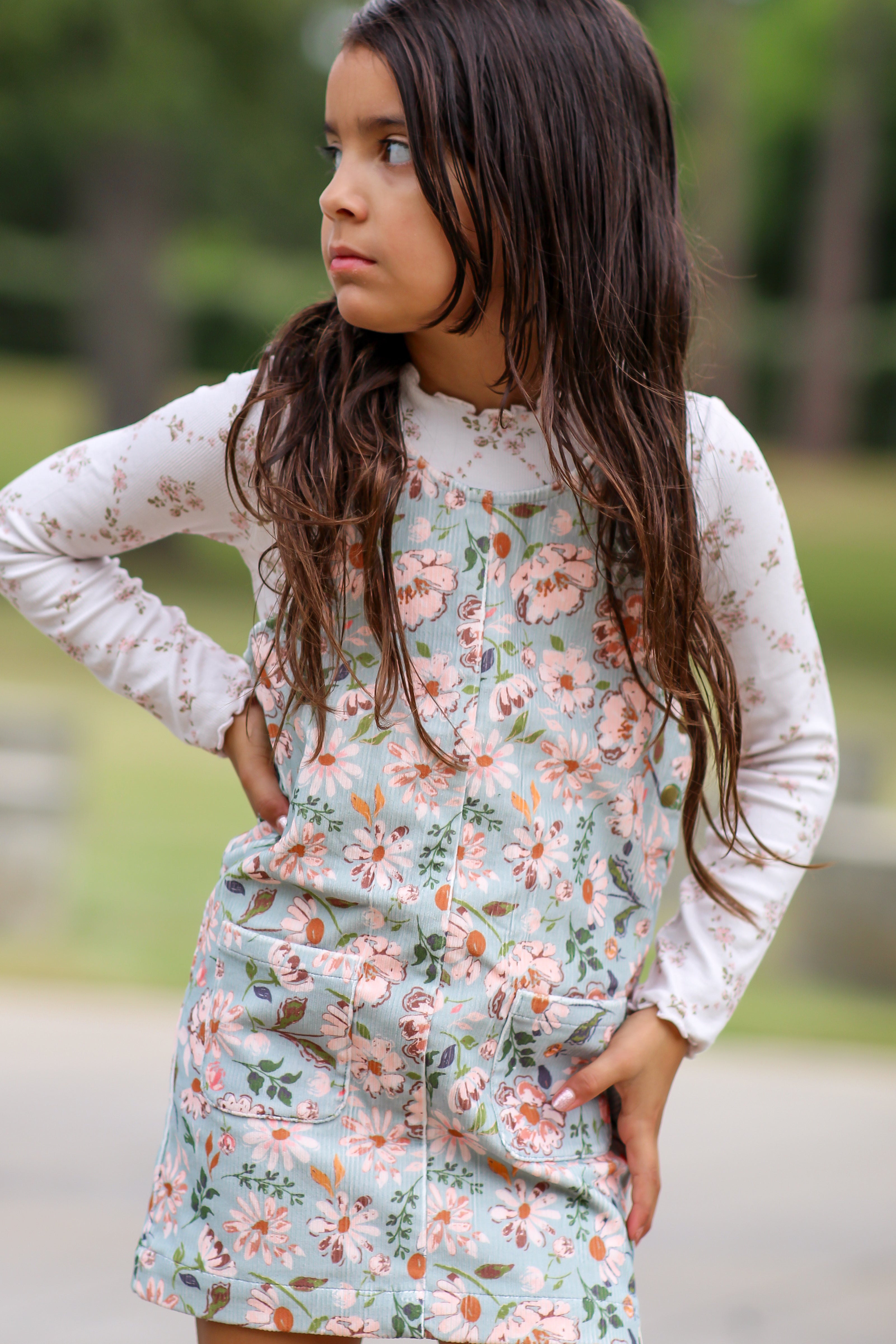 Parker Corduroy Jumper Set - Mariposa Meadows (Pre-Order)