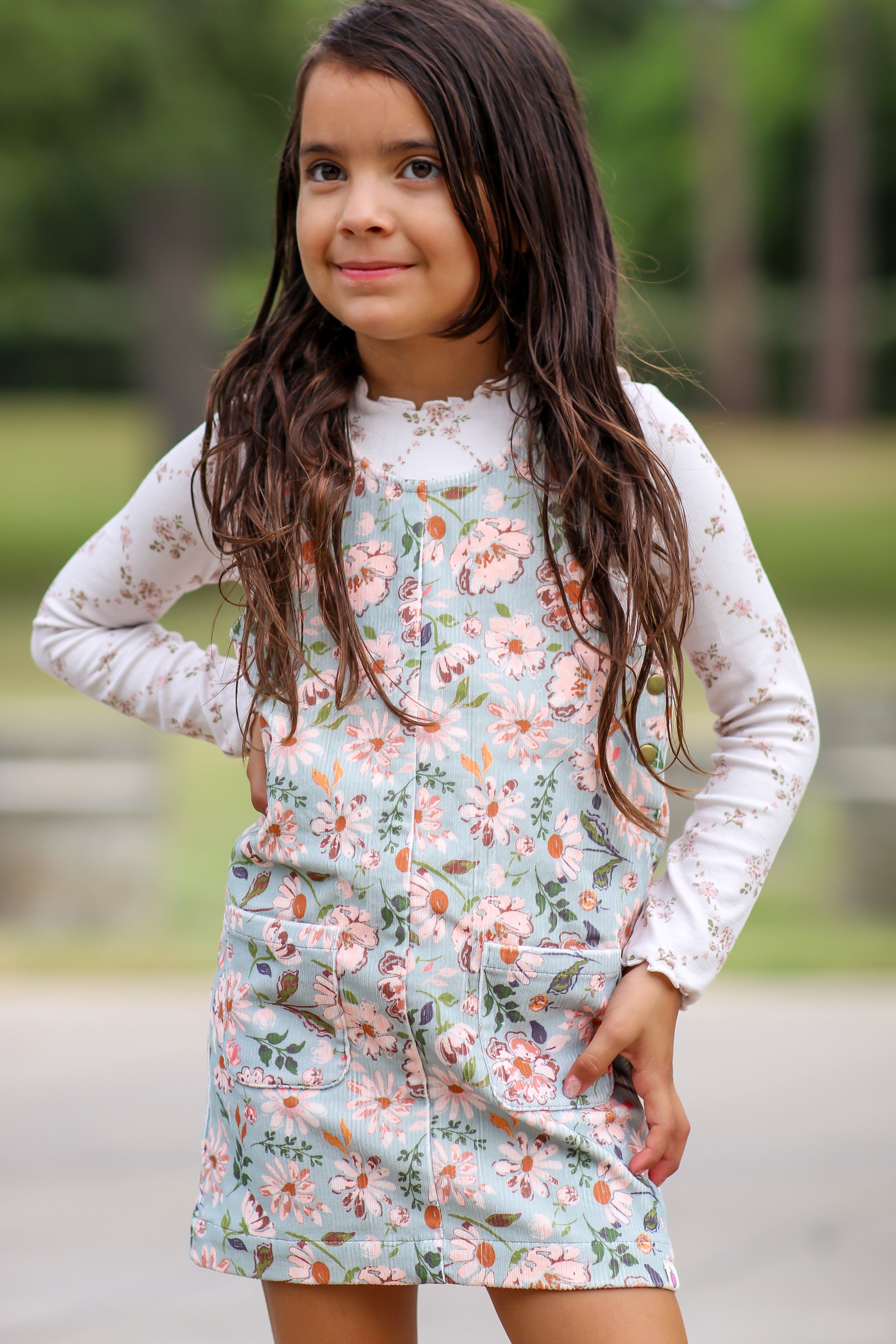 Parker Corduroy Jumper Set - Mariposa Meadows (Pre-Order)