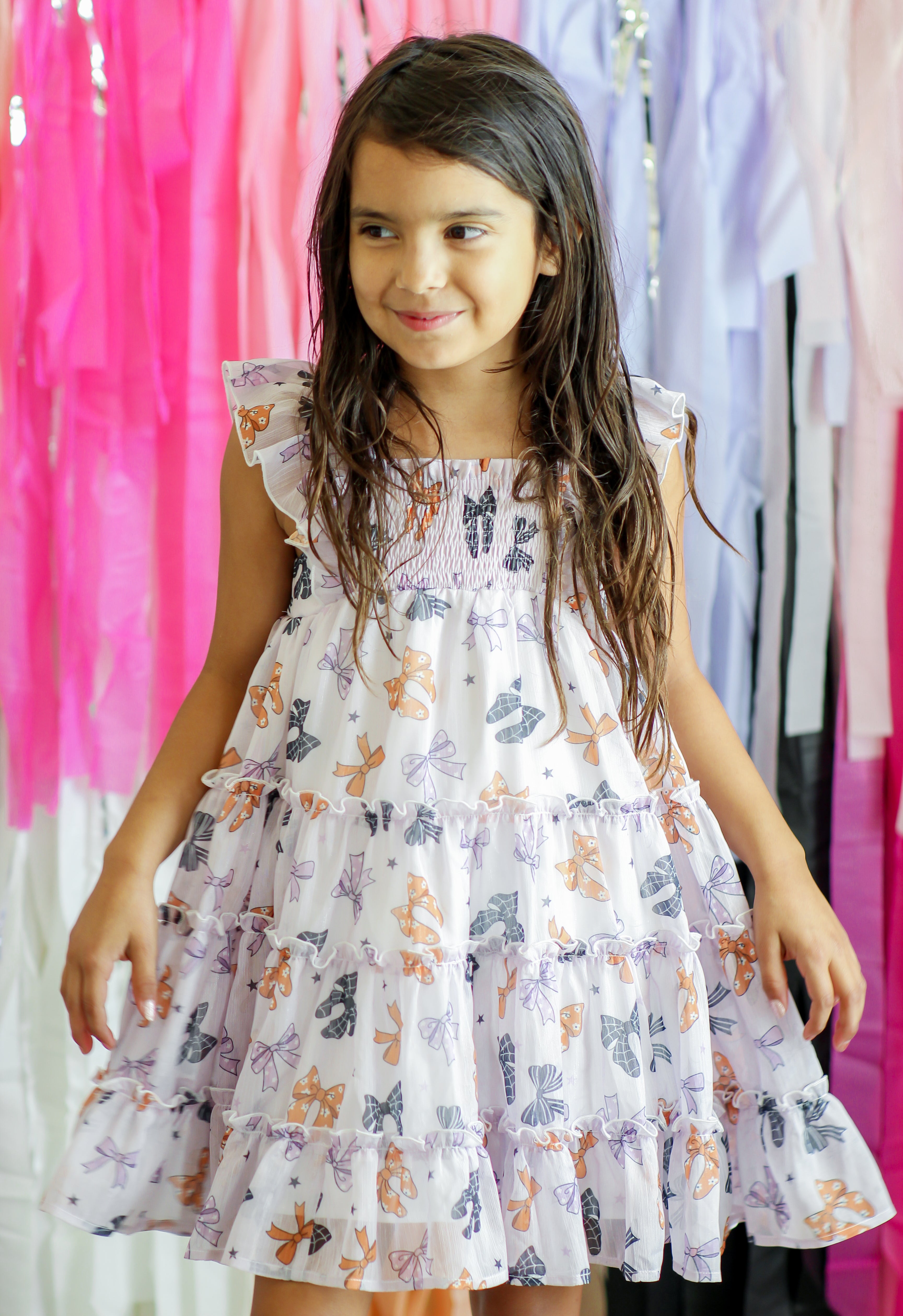 Brielle Shimmer Dress -Boos & Bows (Pre-Order)