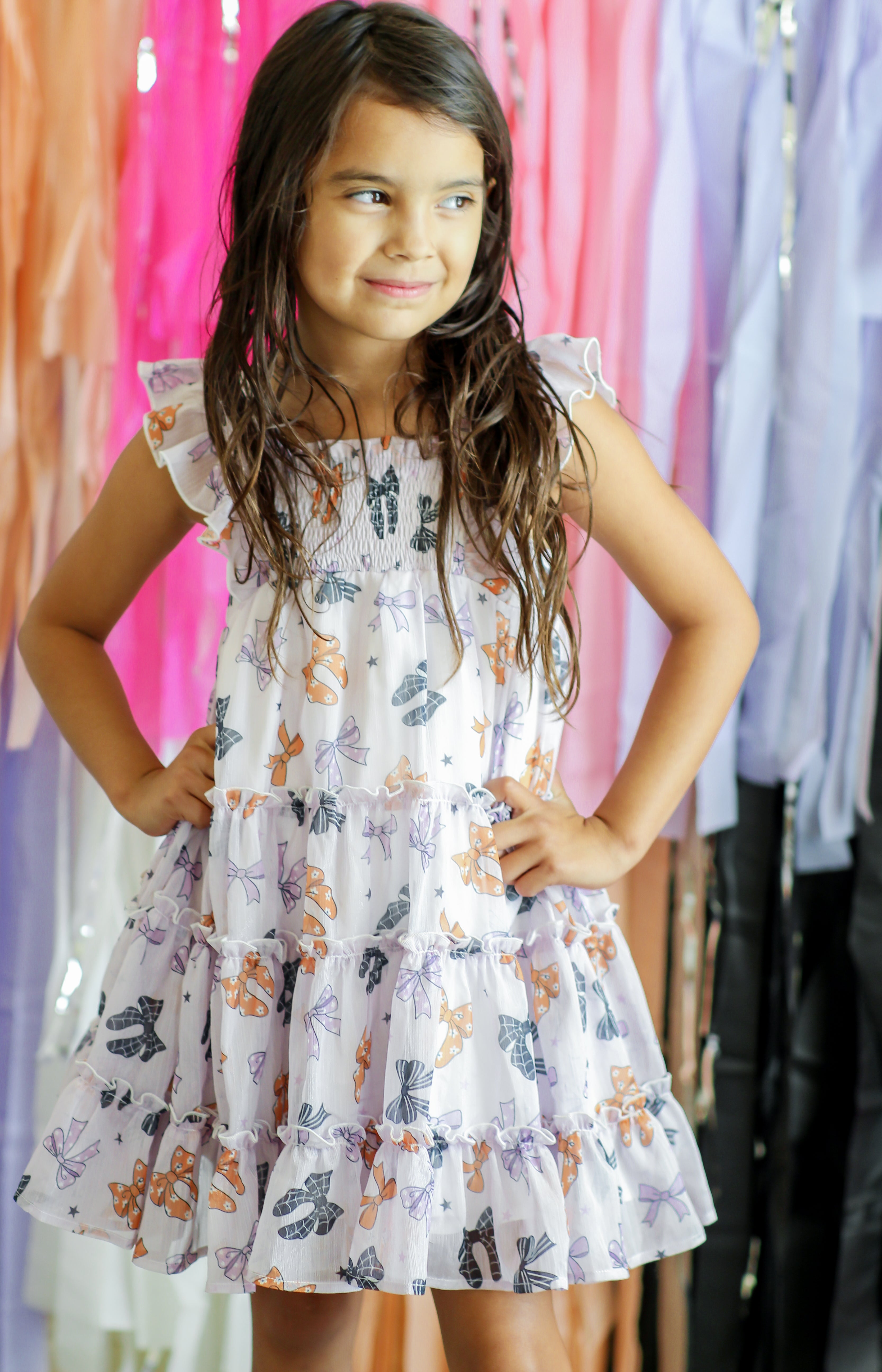 Brielle Shimmer Dress -Boos & Bows (Pre-Order)