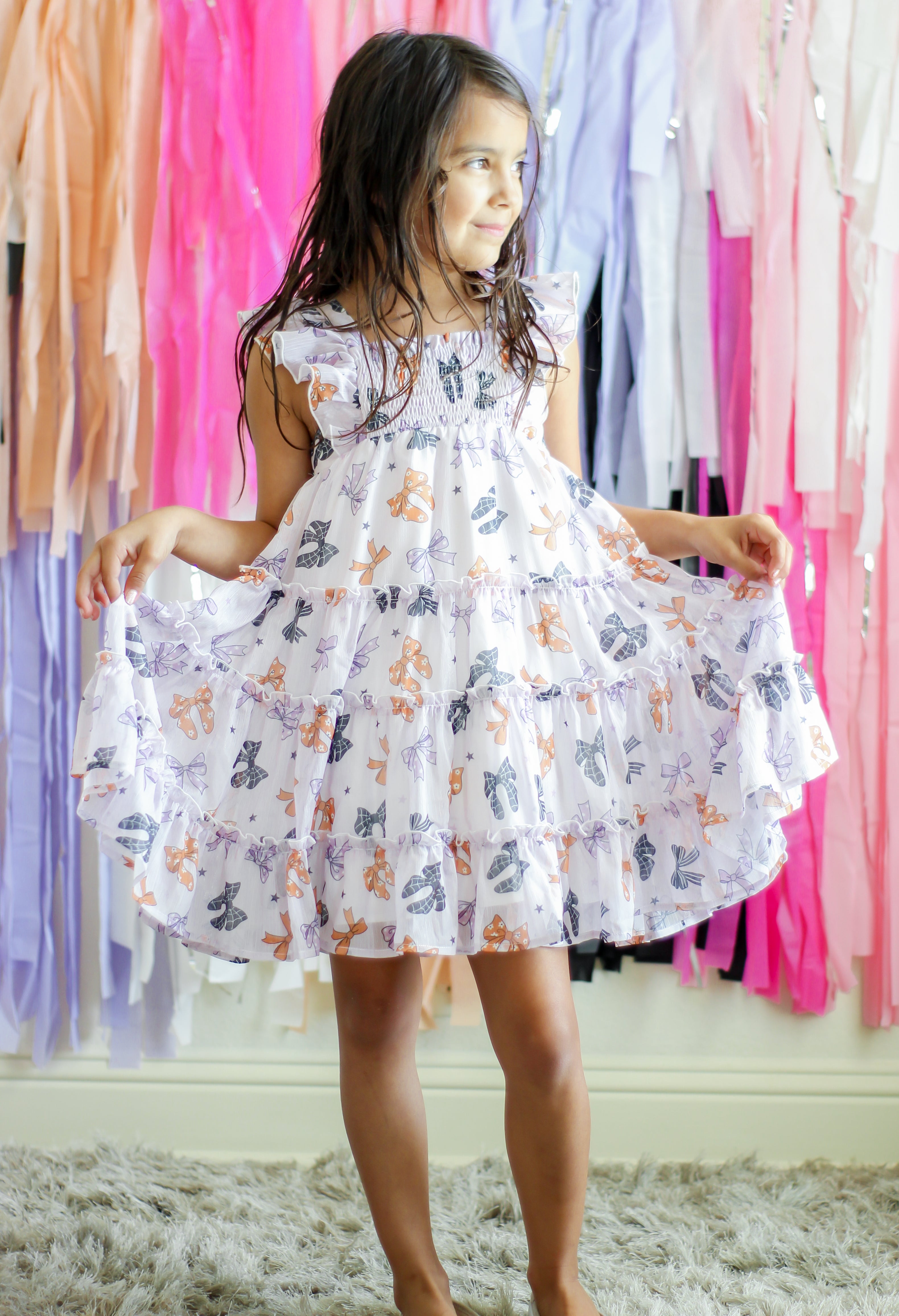 Brielle Shimmer Dress -Boos & Bows (Pre-Order)