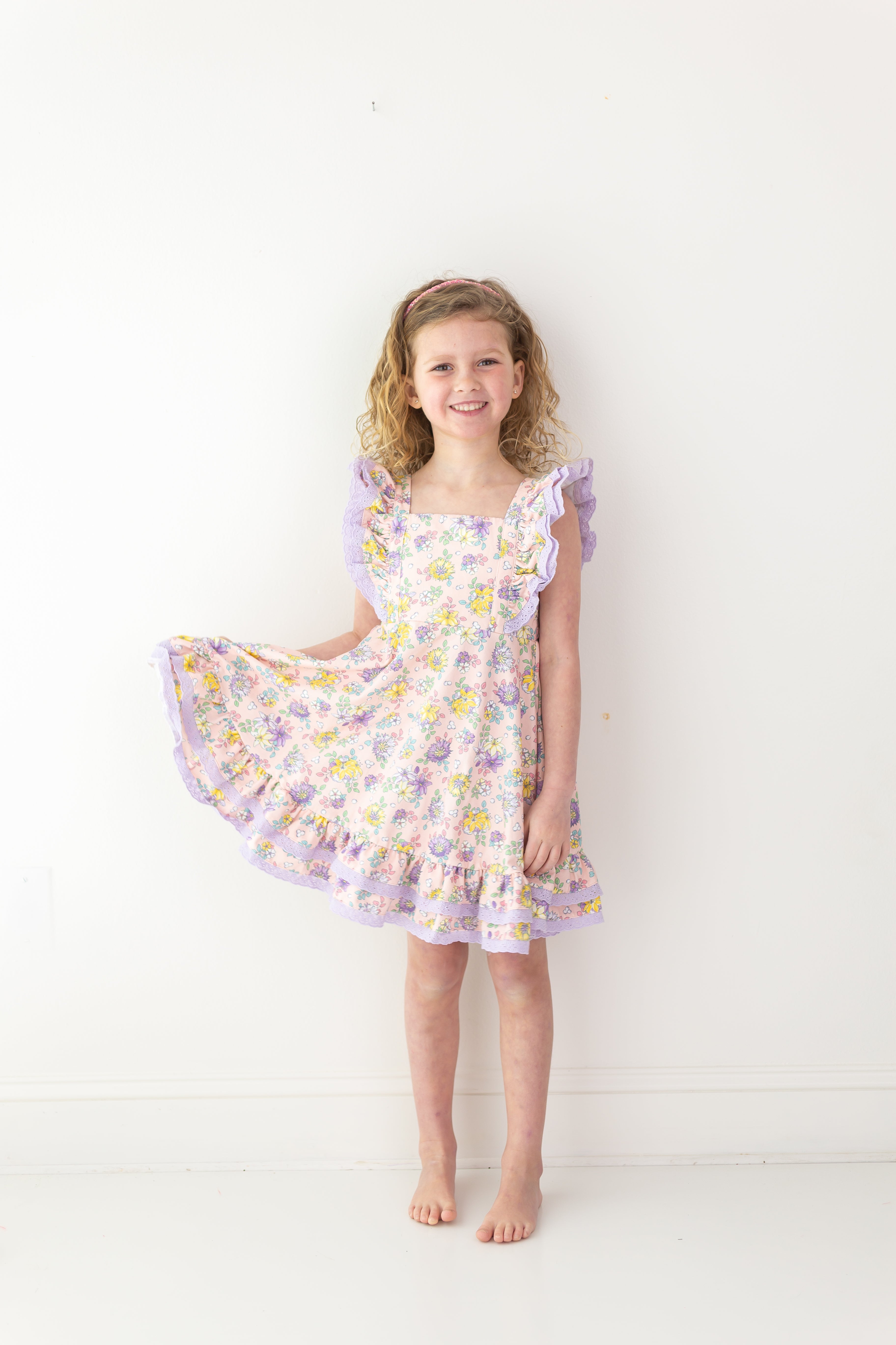 Drew Knit Dress - Wisteria Wishes (Pre-Order)