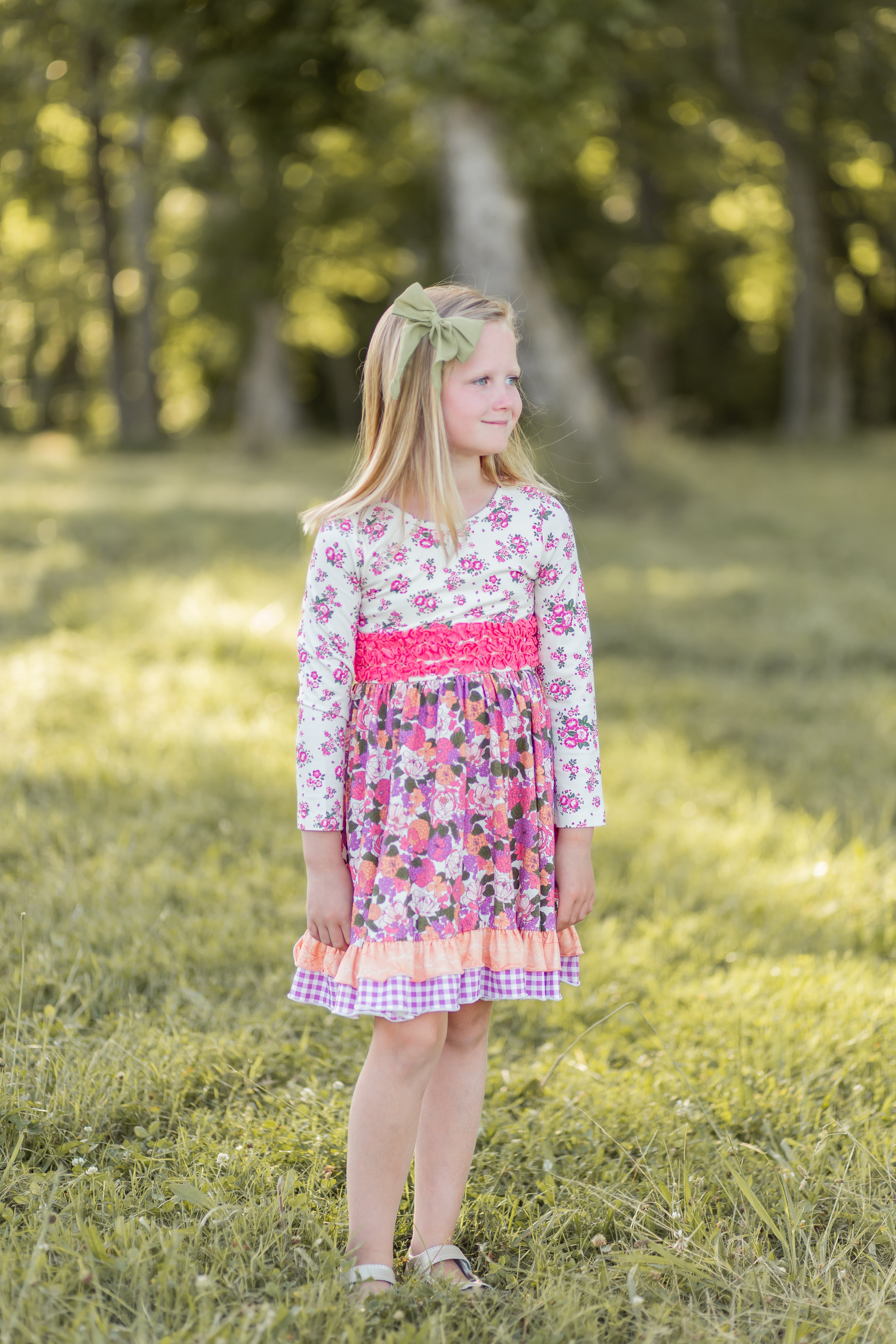 Elara Dress- Rustic Rose