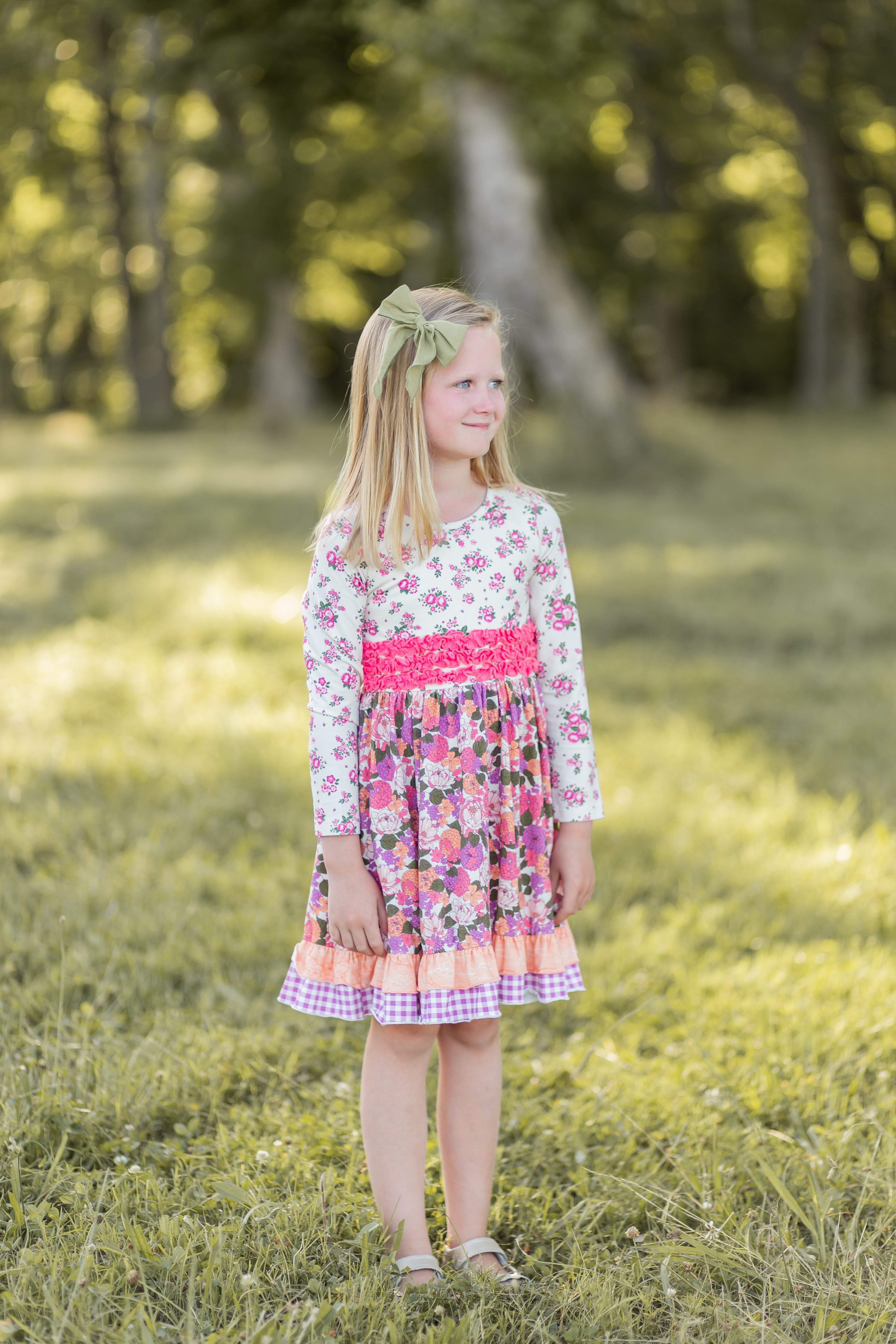 Elara Dress- Rustic Rose