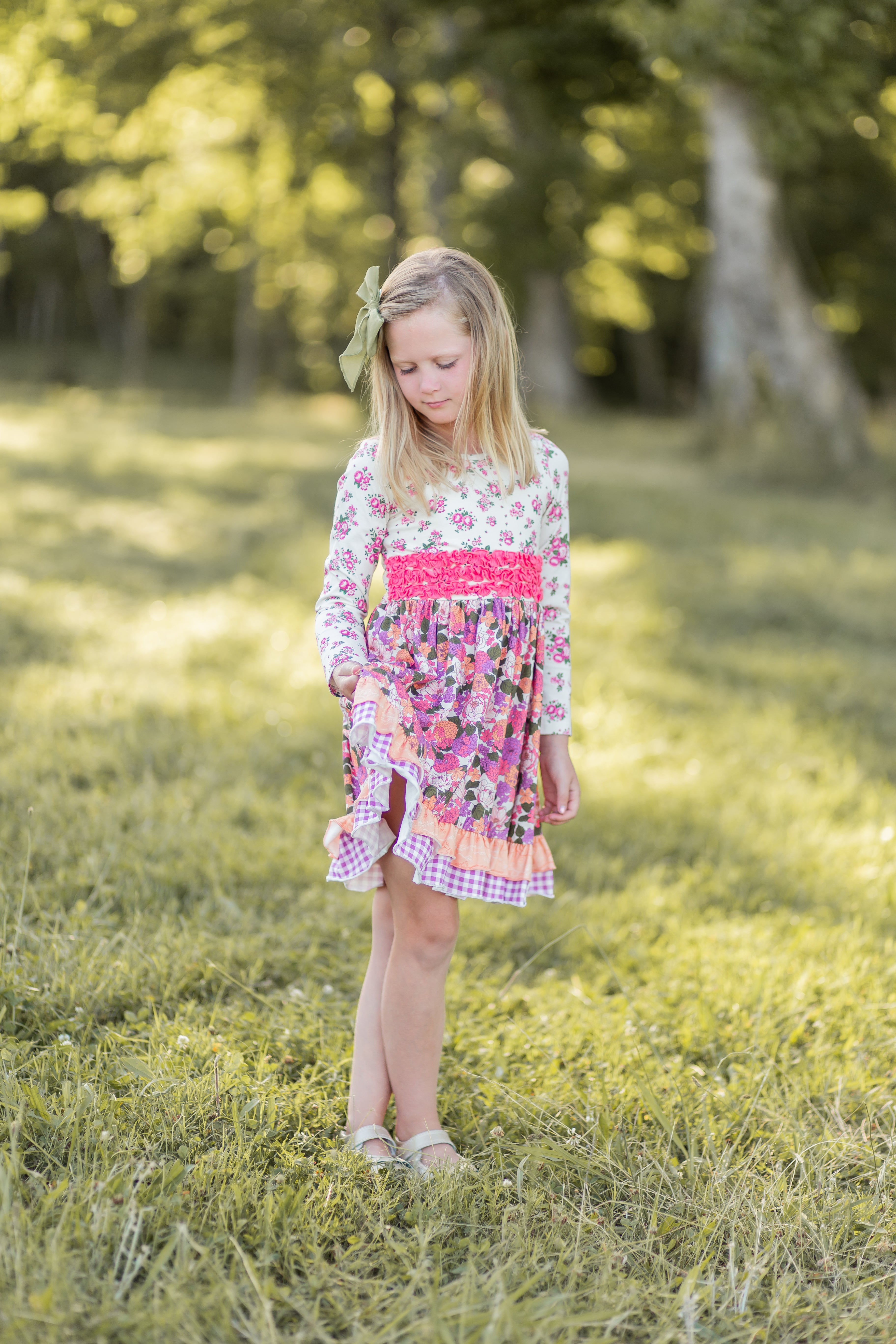 Elara Dress- Rustic Rose