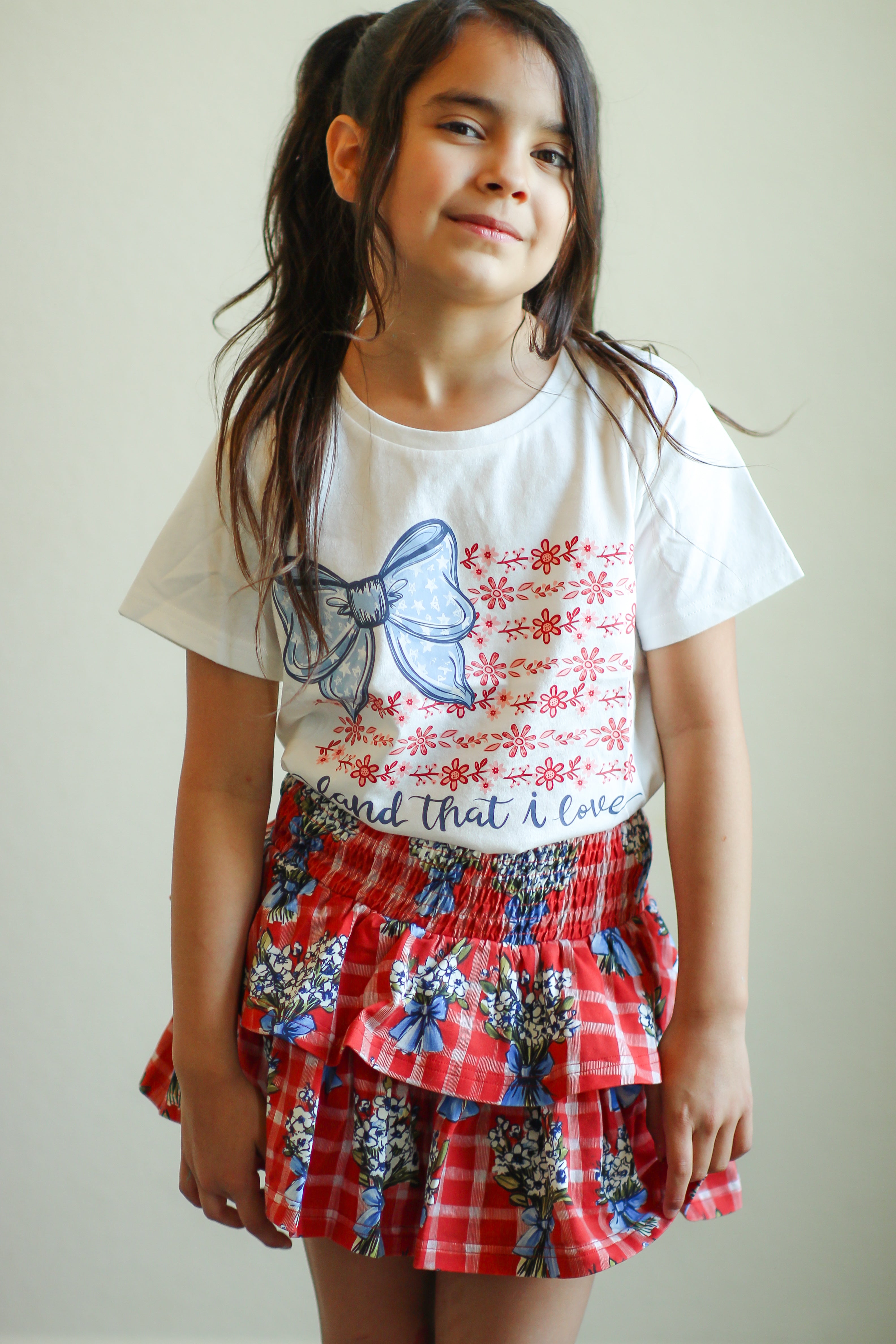 Blair Skirt - Patriotic Picnic