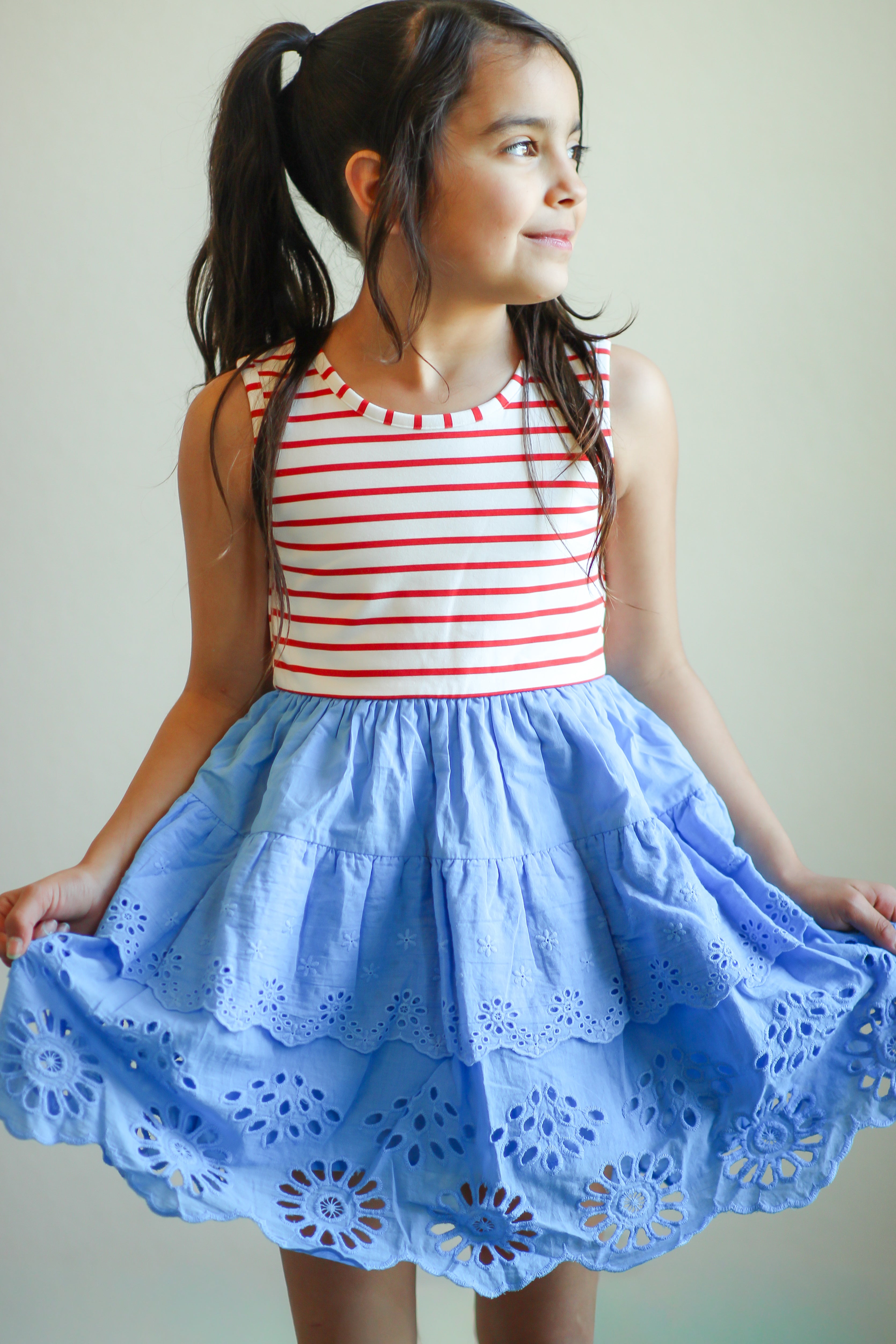 Eyelet Dress - Liberty Belle