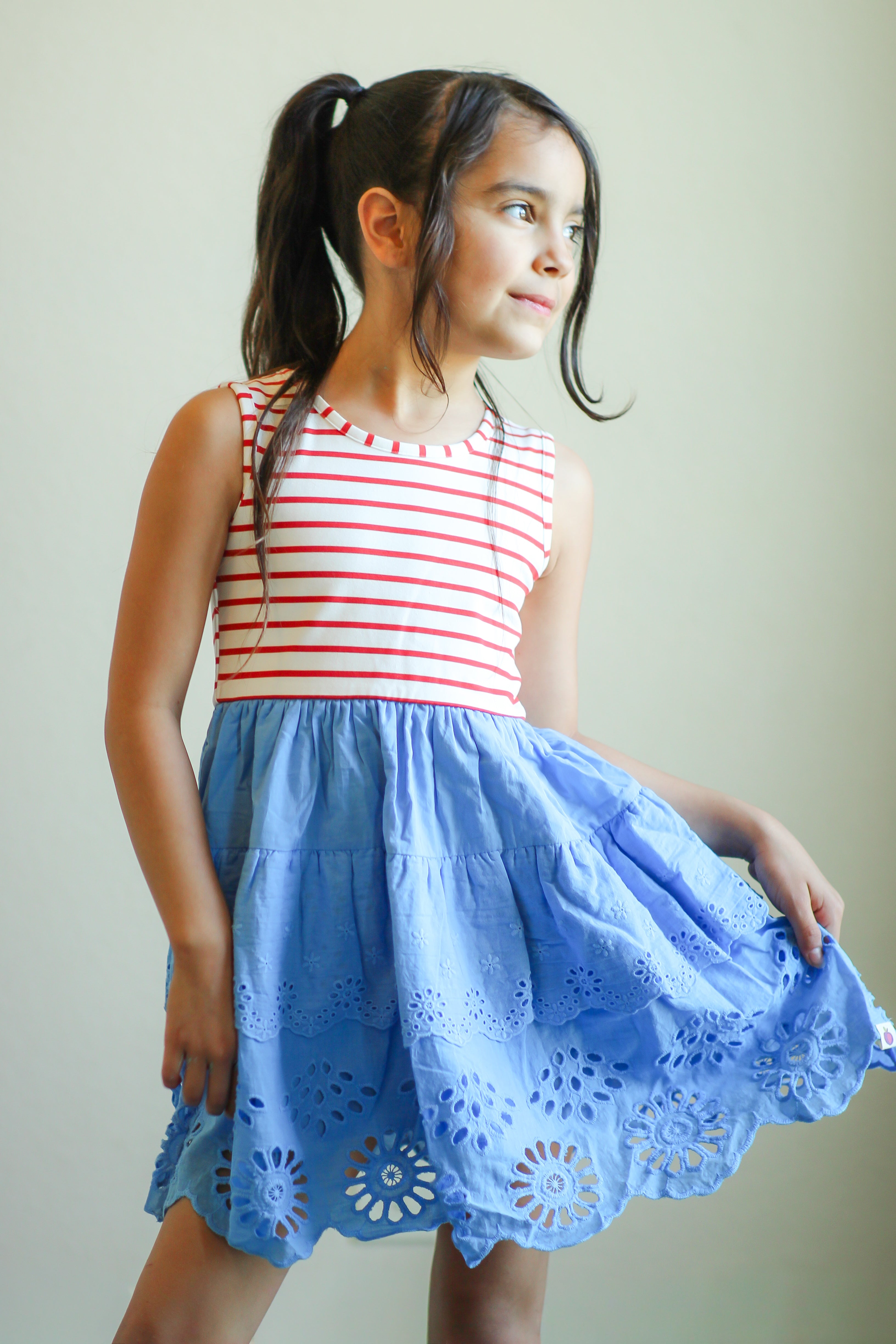 Eyelet Dress - Liberty Belle