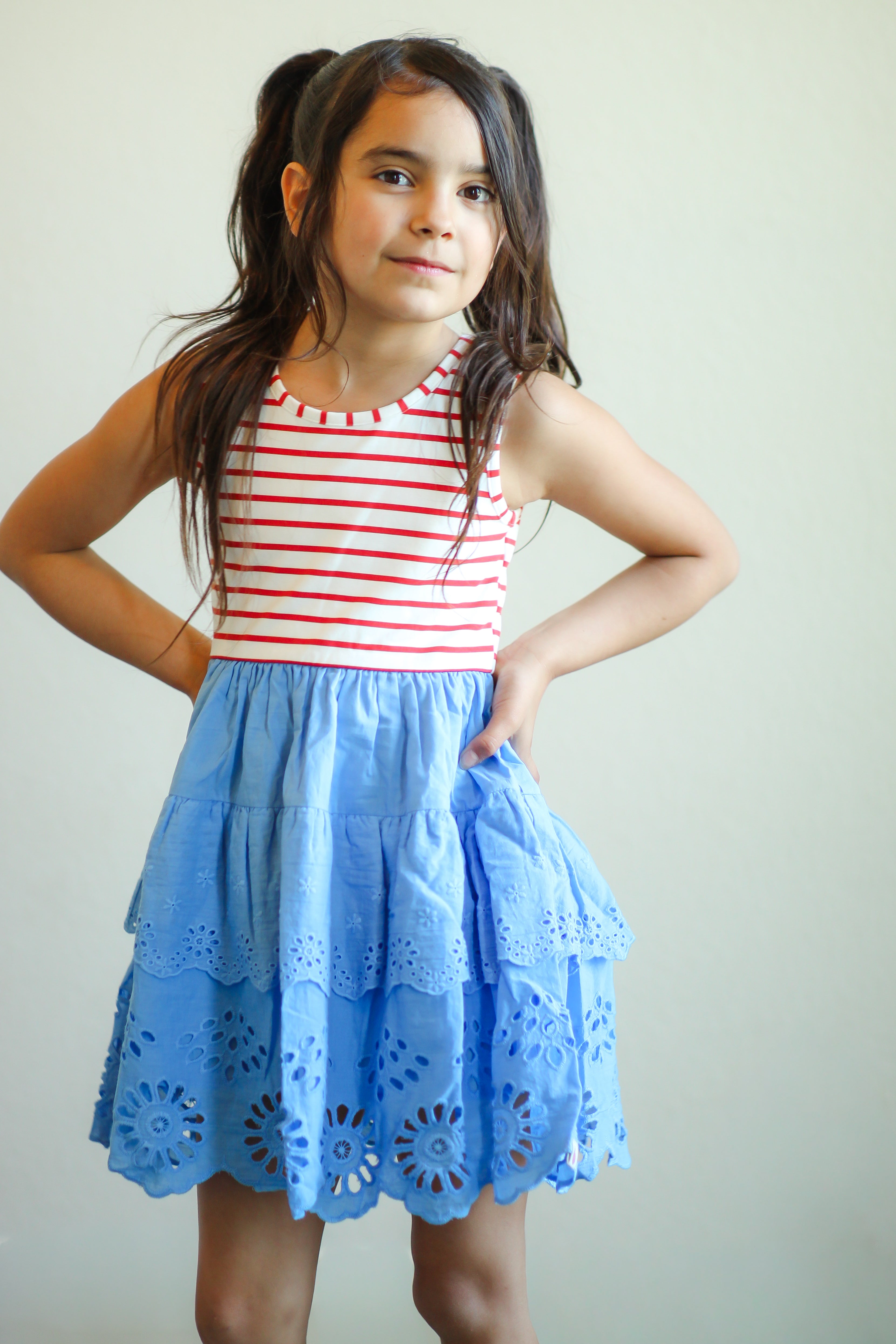 Eyelet Dress - Liberty Belle