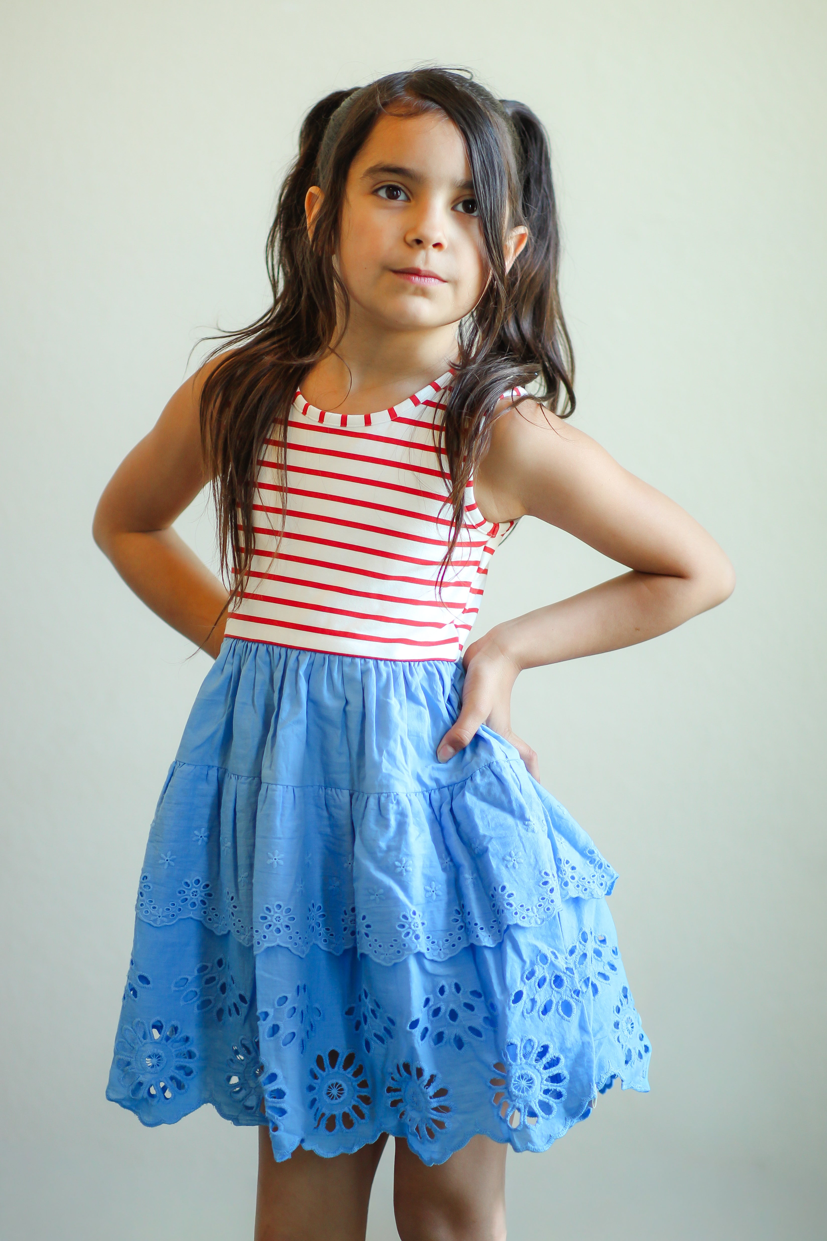 Eyelet Dress - Liberty Belle