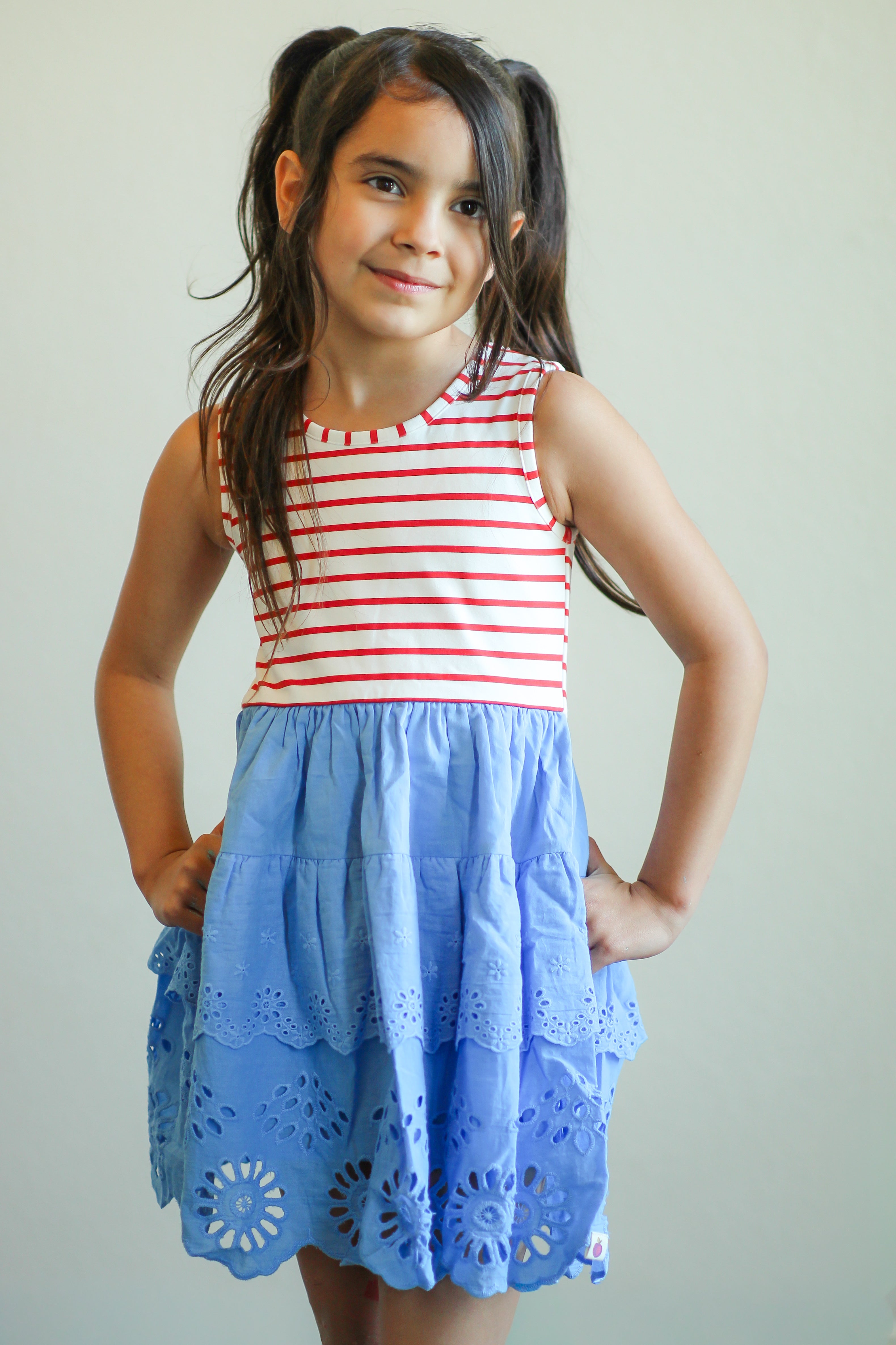 Eyelet Dress - Liberty Belle