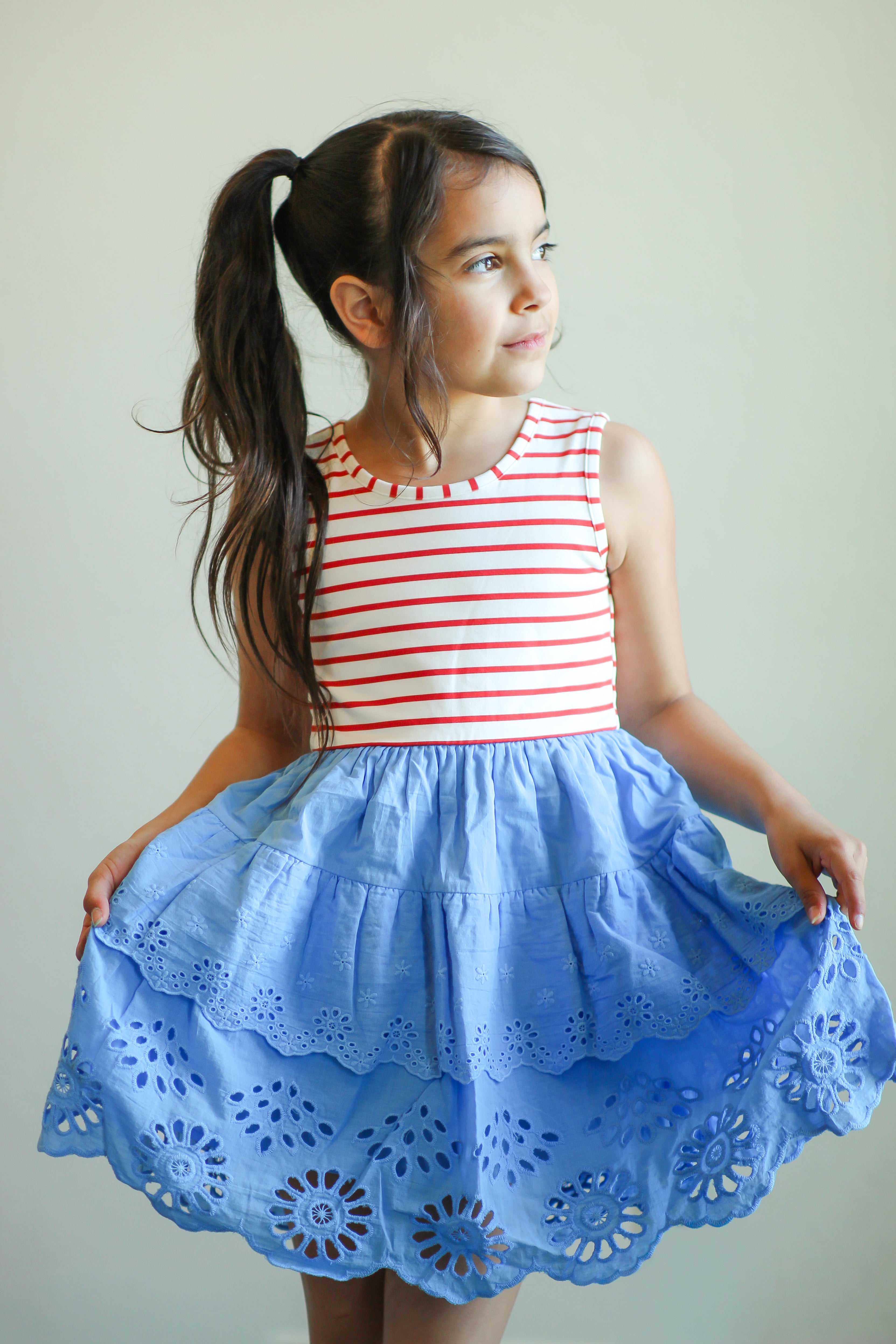 Eyelet Dress - Liberty Belle