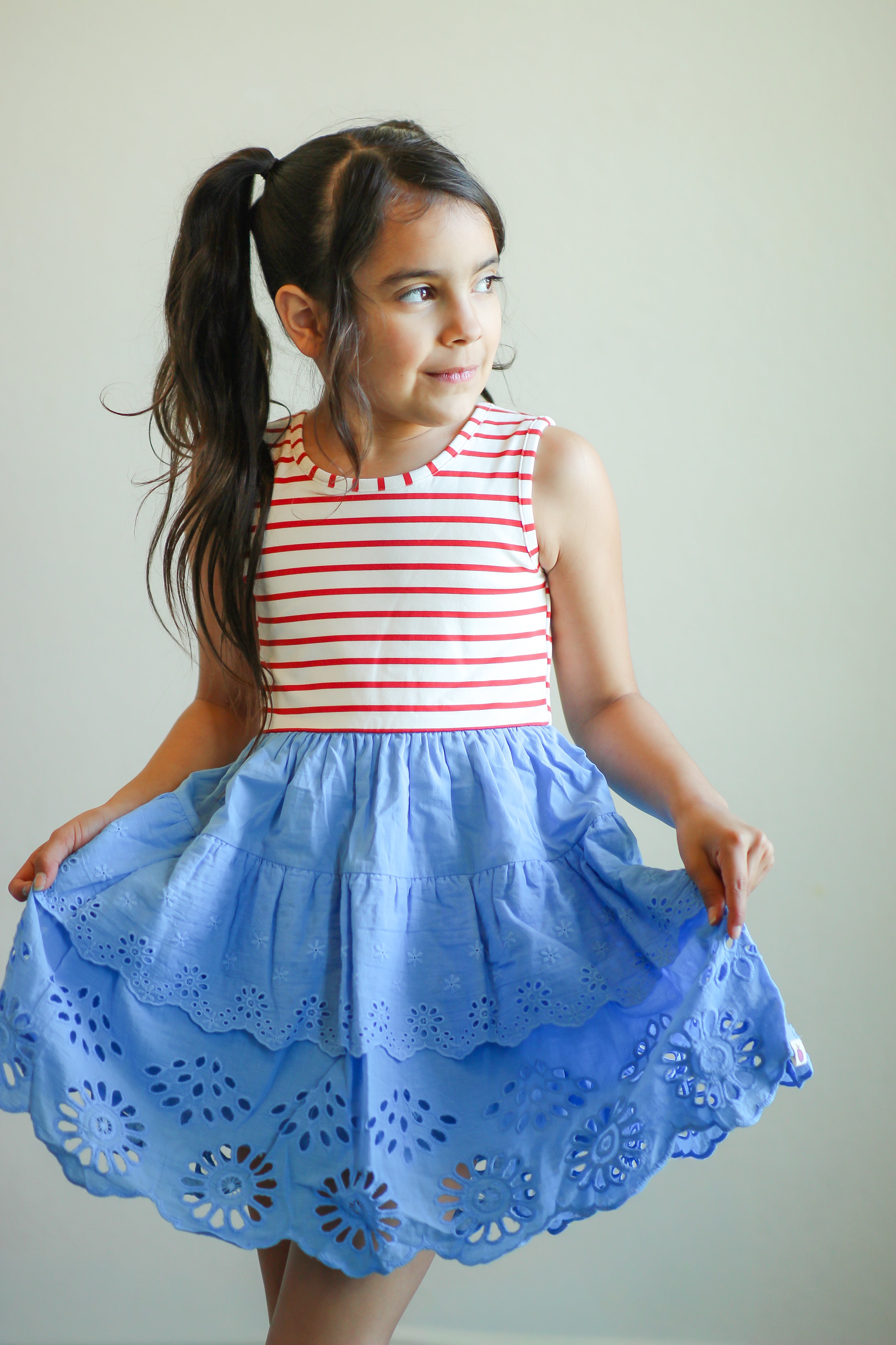 Eyelet Dress - Liberty Belle