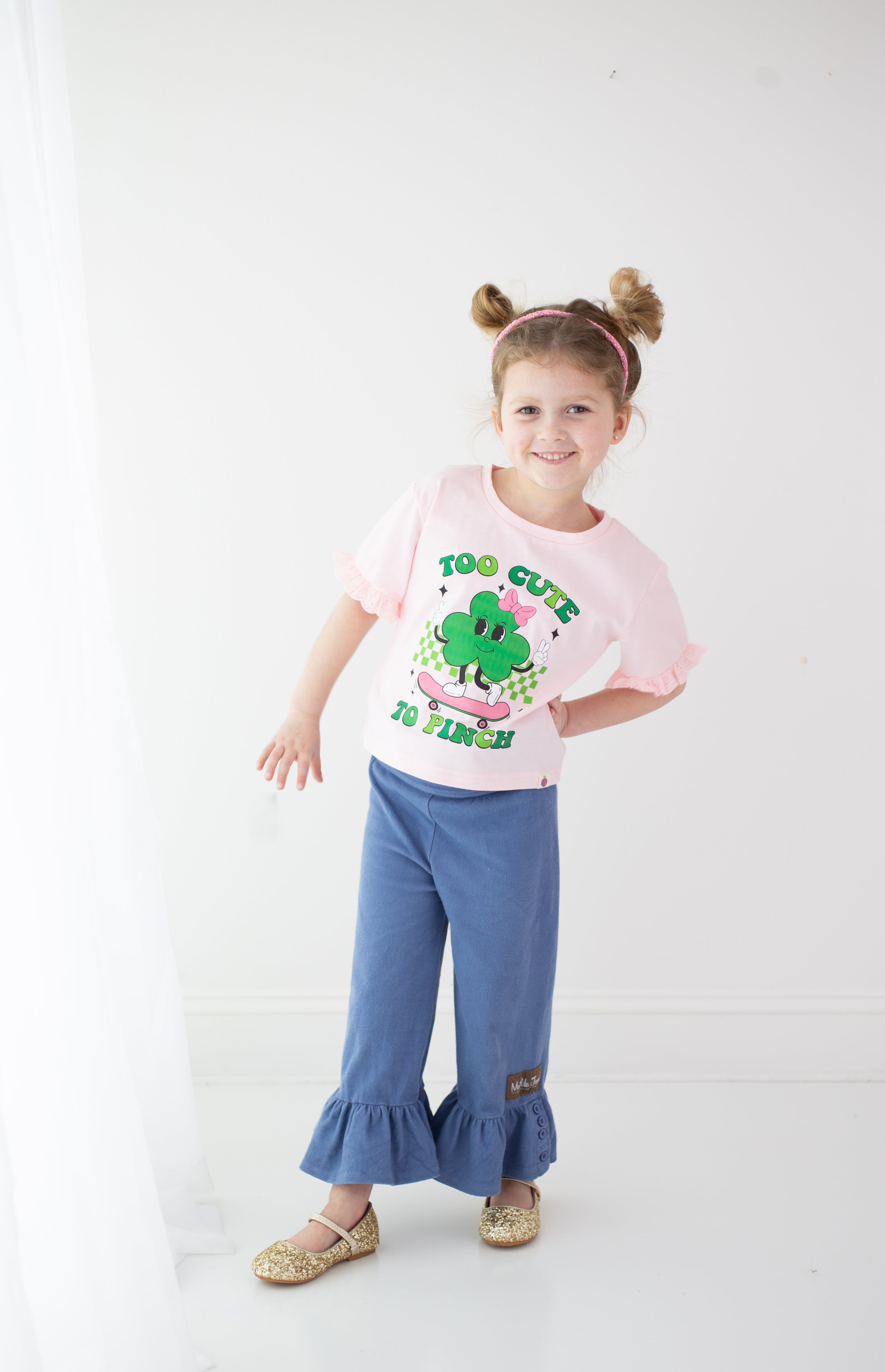 Too Cute To Pinch Eyelet Tee (Pre-Order)