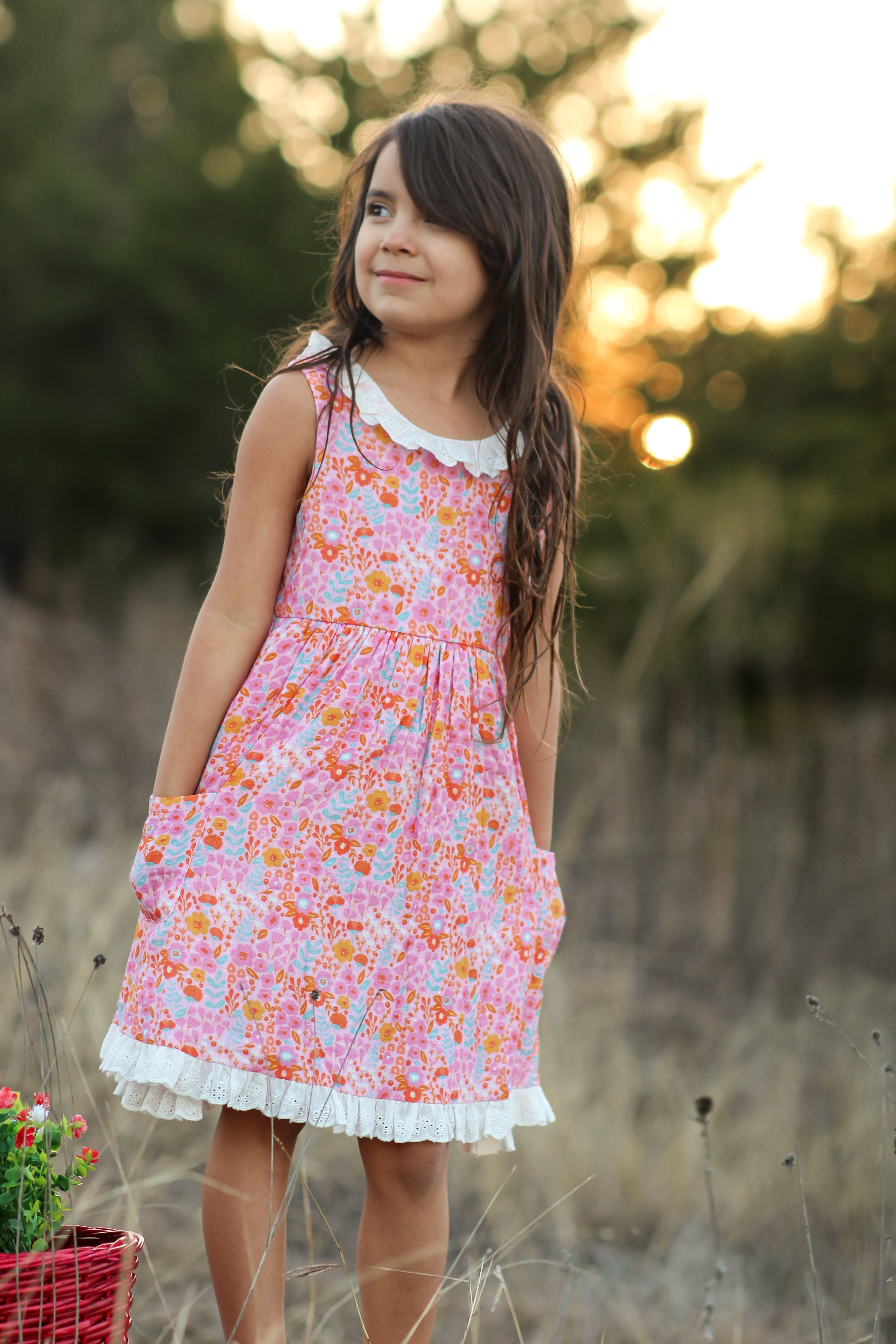 Penelope Dress - Pink Papaya Parade (Pre-Order)