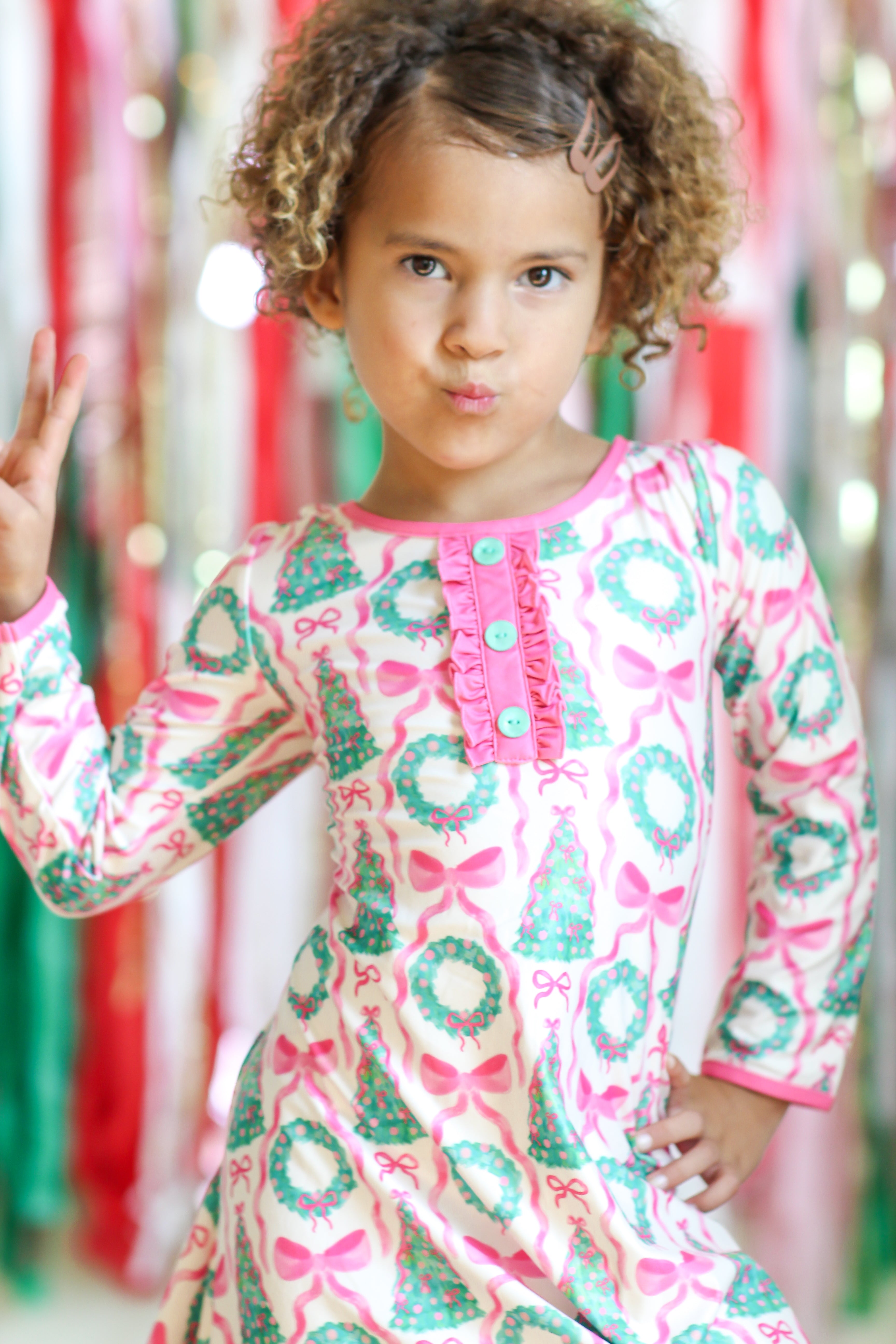 Loungewear Gown - Wreath & Wonder (Pre-Order)