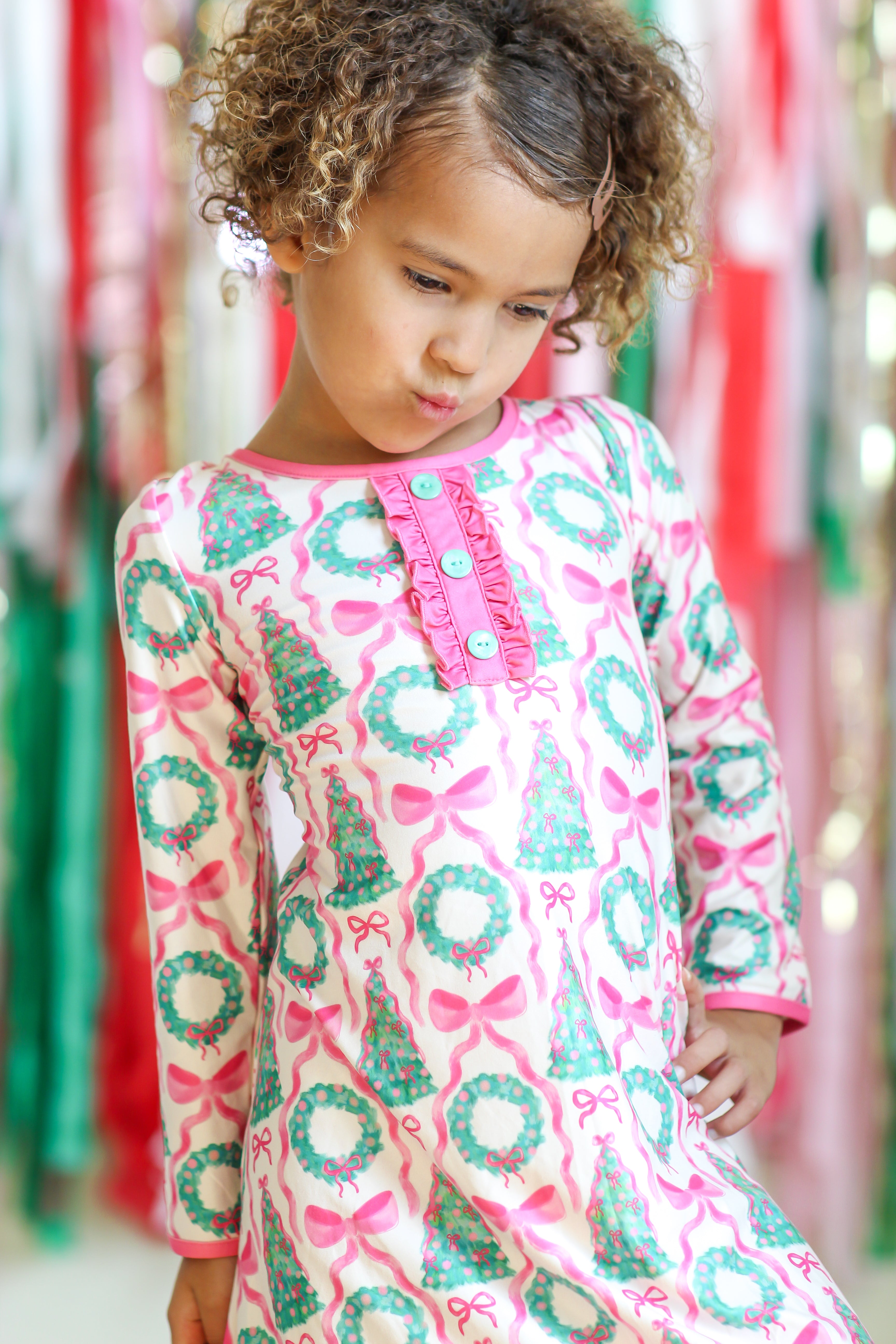 Loungewear Gown - Wreath & Wonder (Pre-Order)