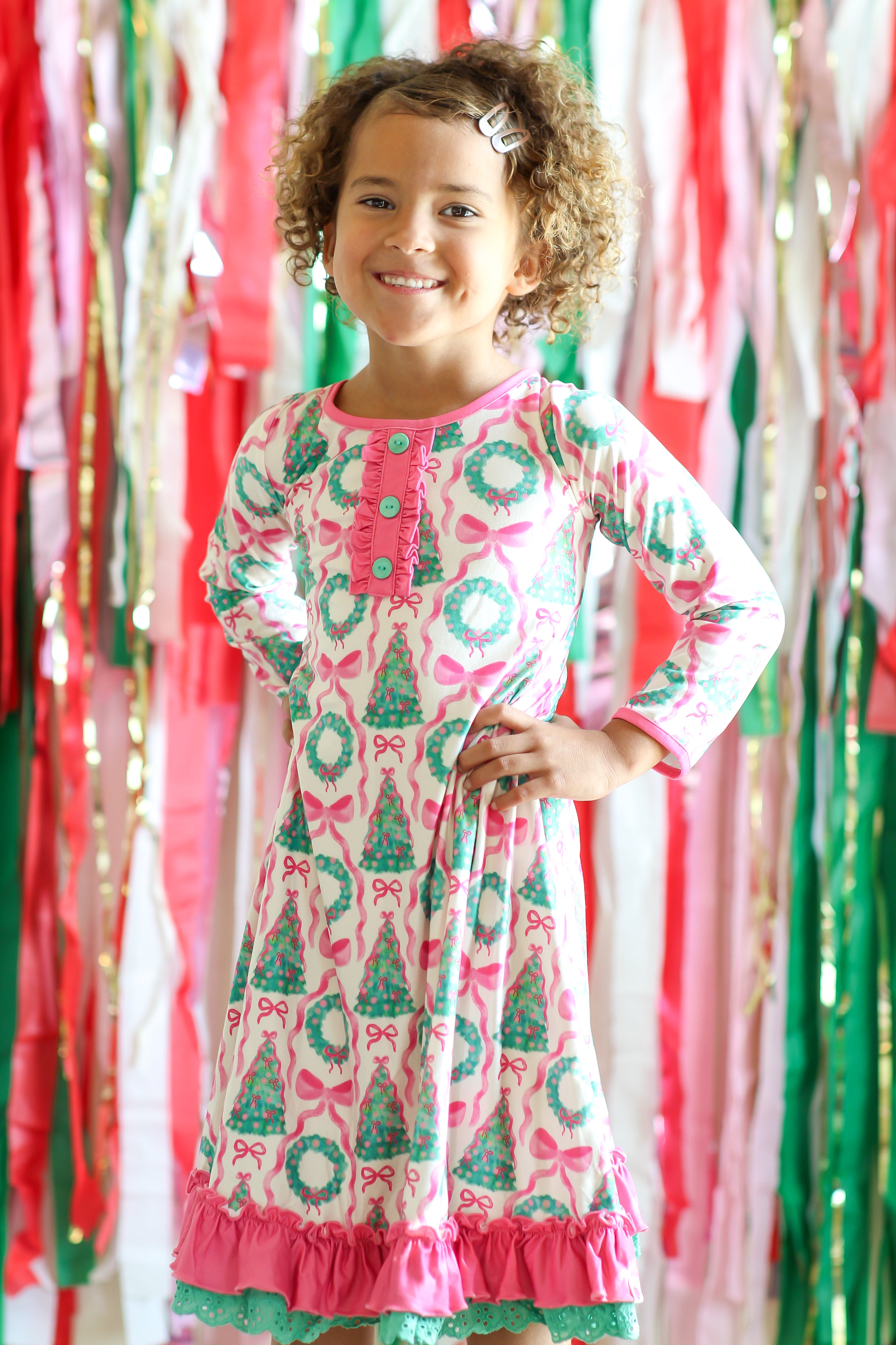 Loungewear Gown - Wreath & Wonder (Pre-Order)