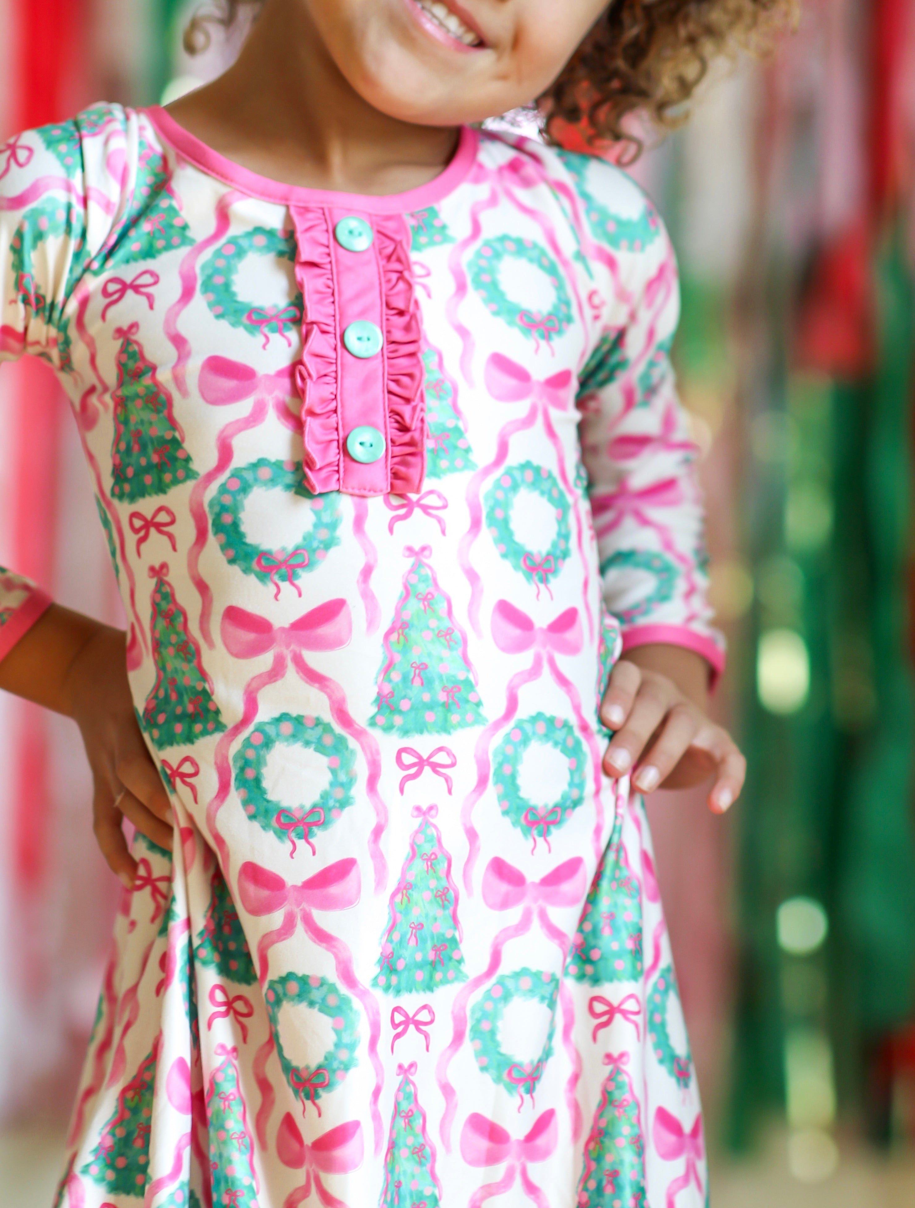 Loungewear Gown - Wreath & Wonder (Pre-Order)
