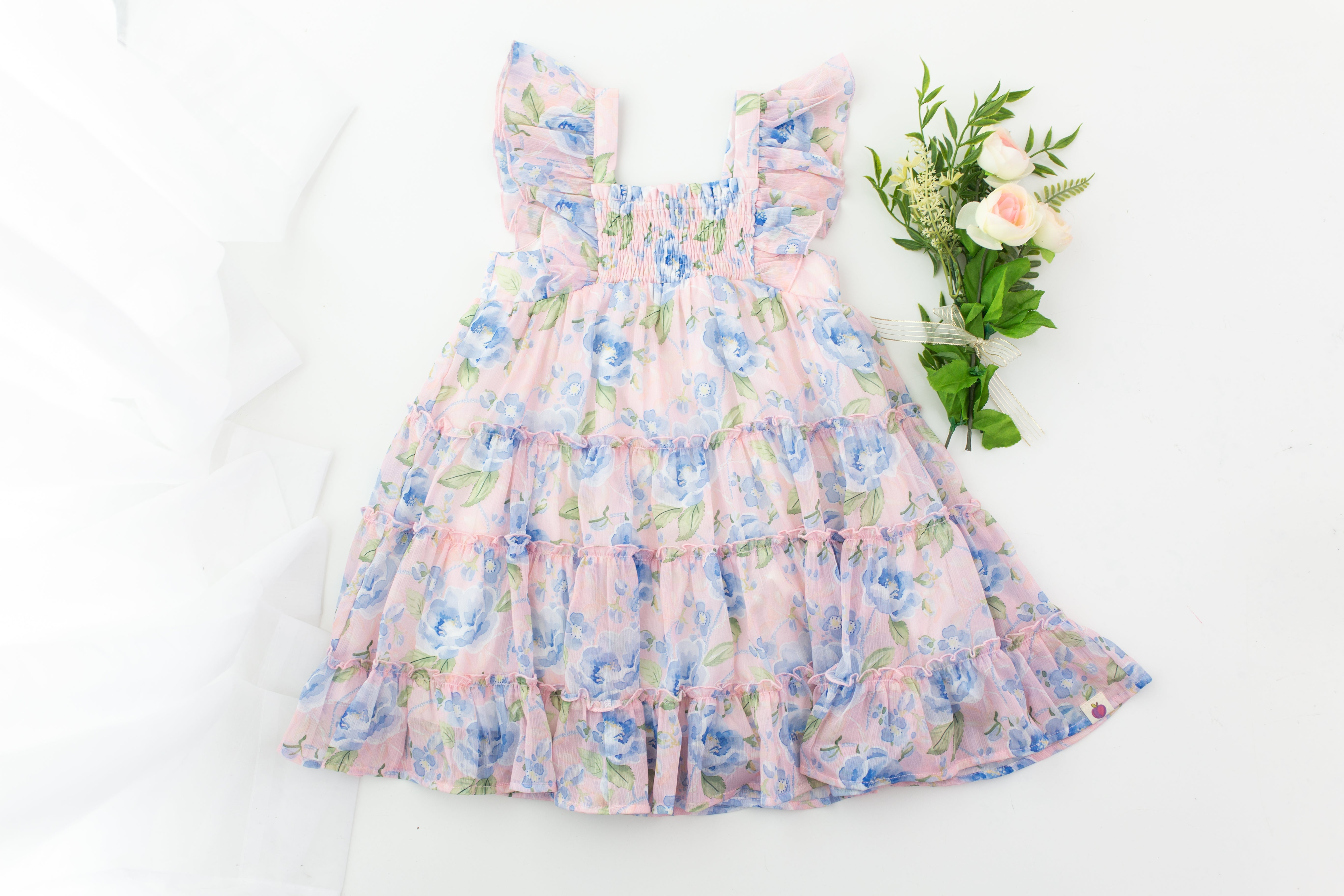 Brielle Dress - Blush & Bloom