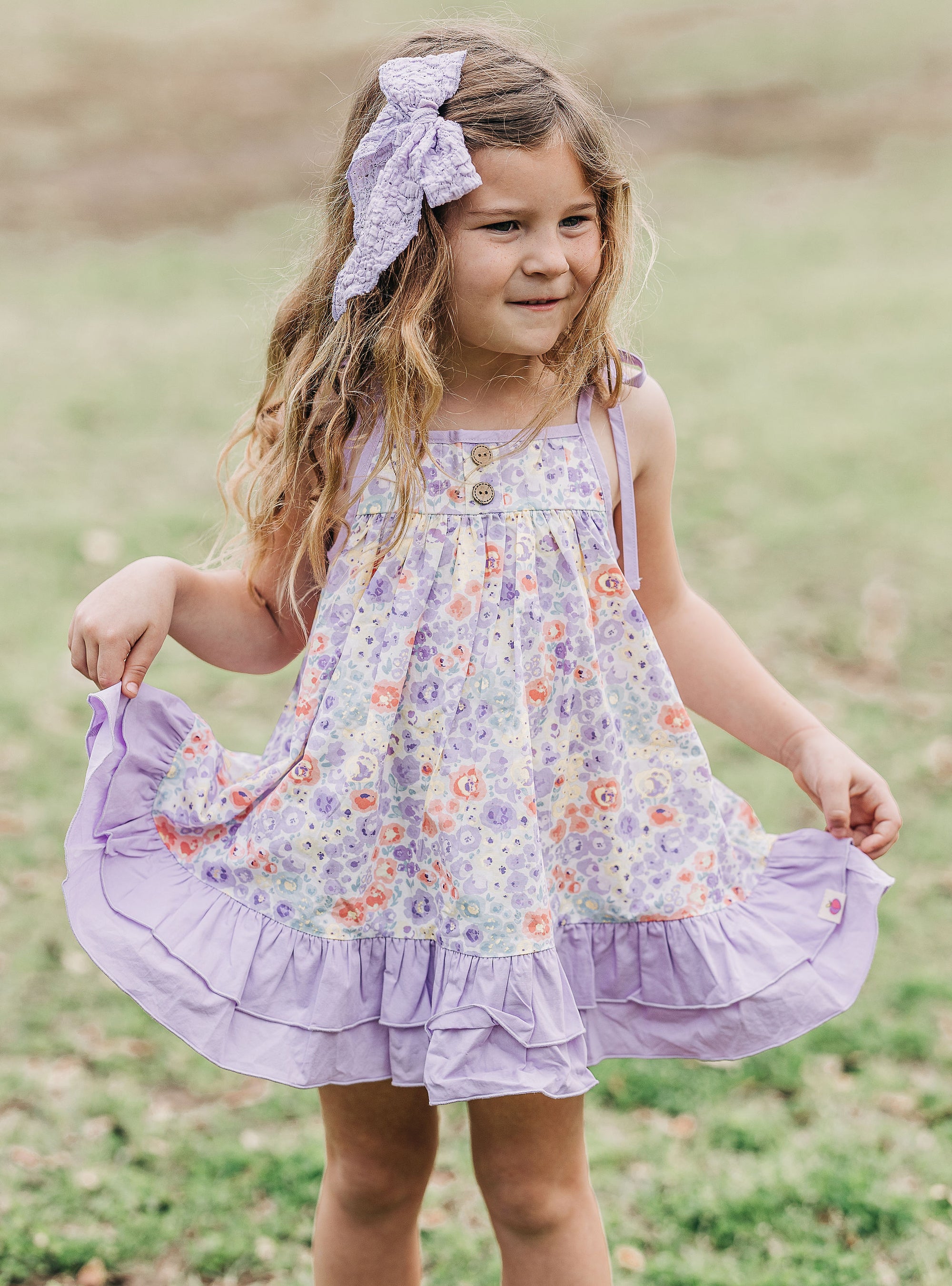 Stella Dress - Whispering Garden – Cheeky Plum