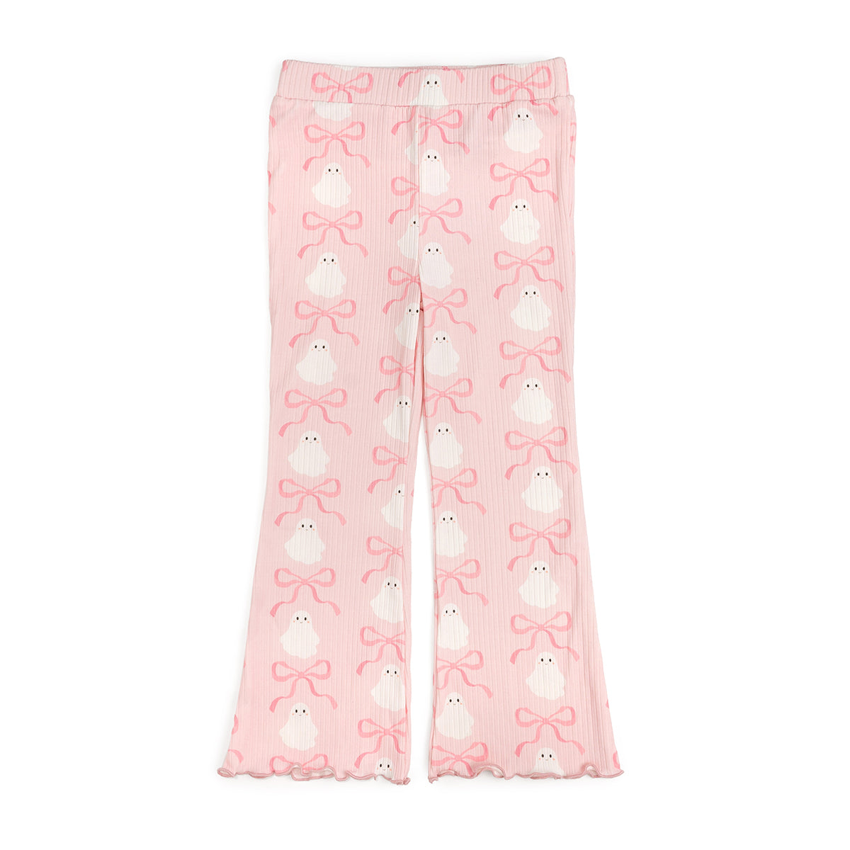 Sweet Wink Flare Legging - Coquette Ghost