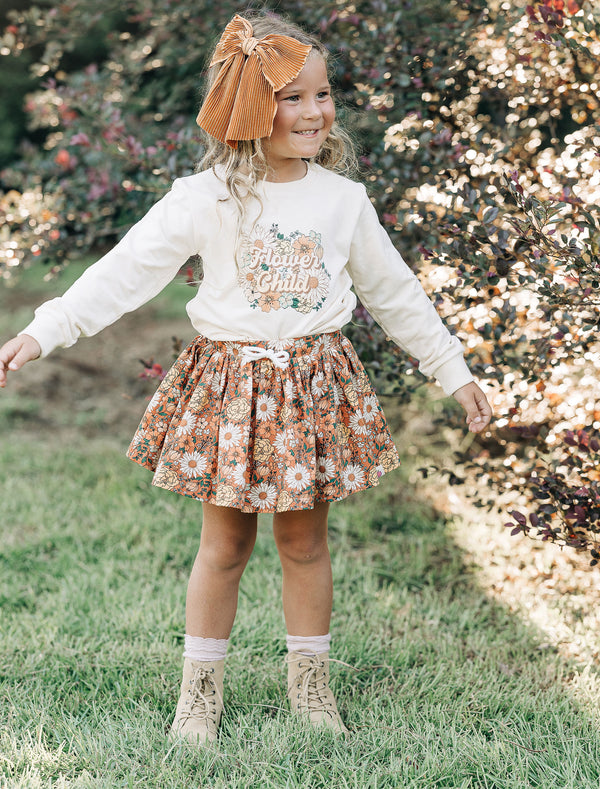 Luna Sweatshirt - Flower Child