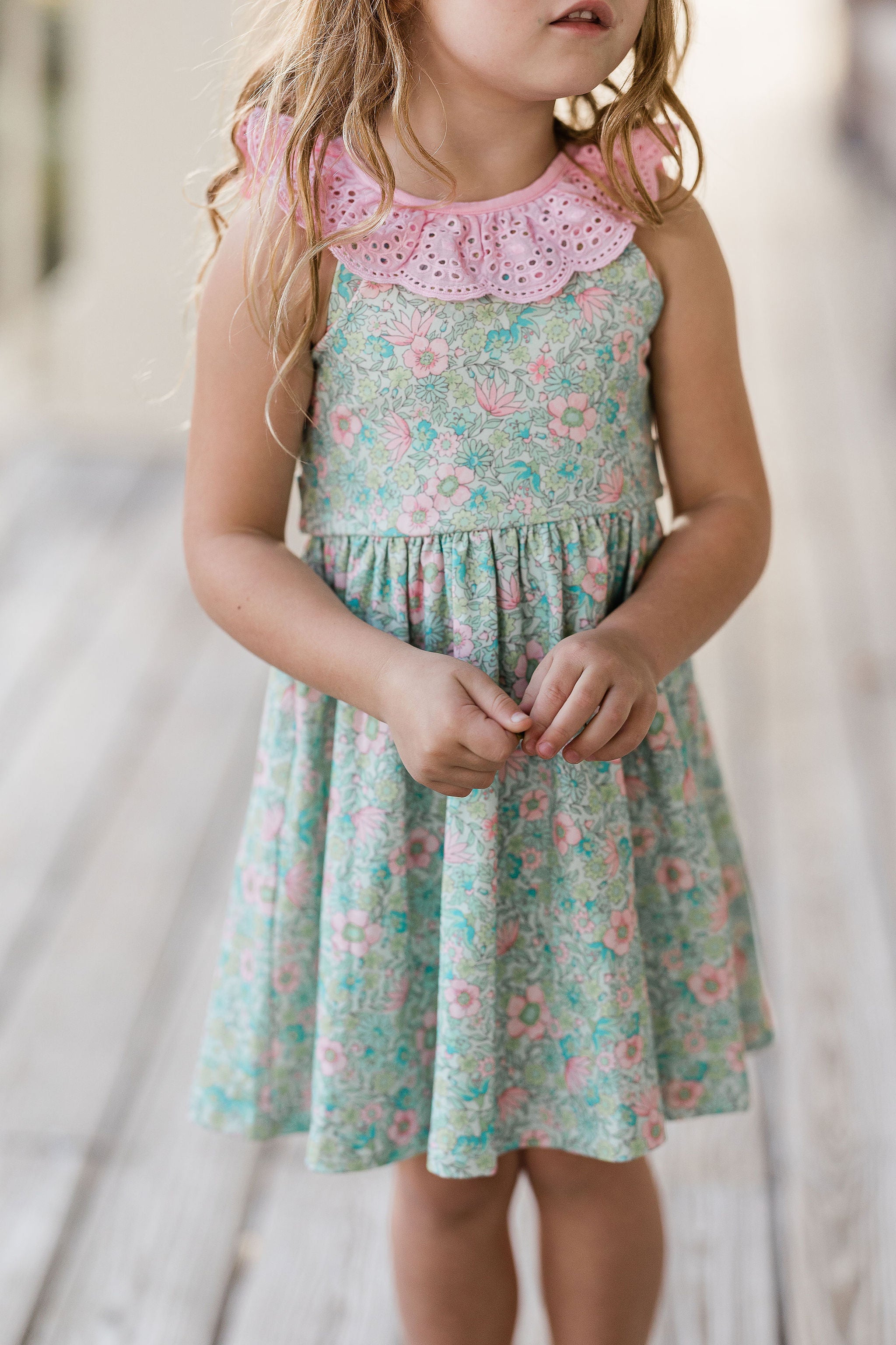 Penelope Knit Dress - Rose Water Blossom