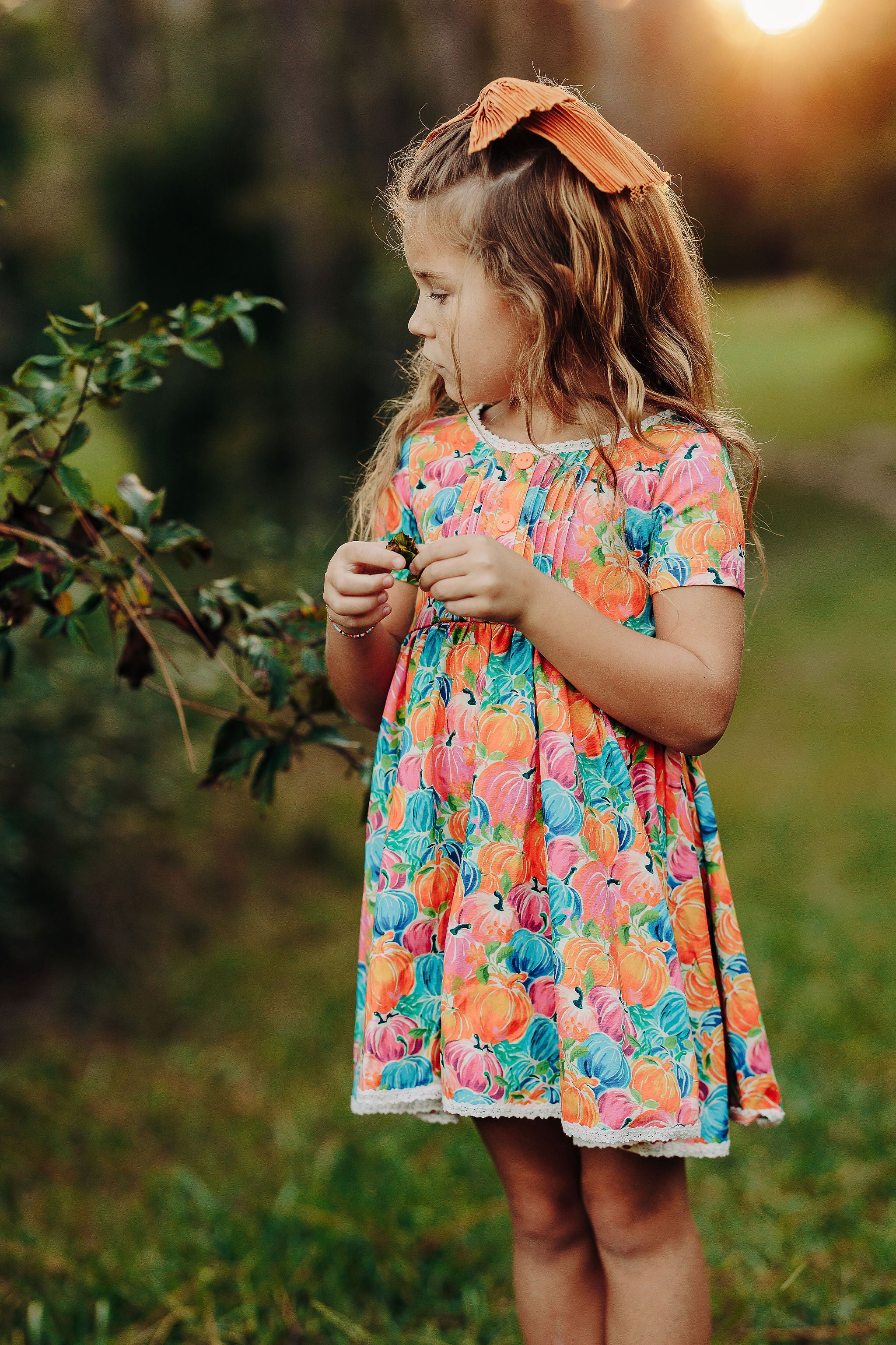 Penelope Knit Dress - Painted Pumpkin