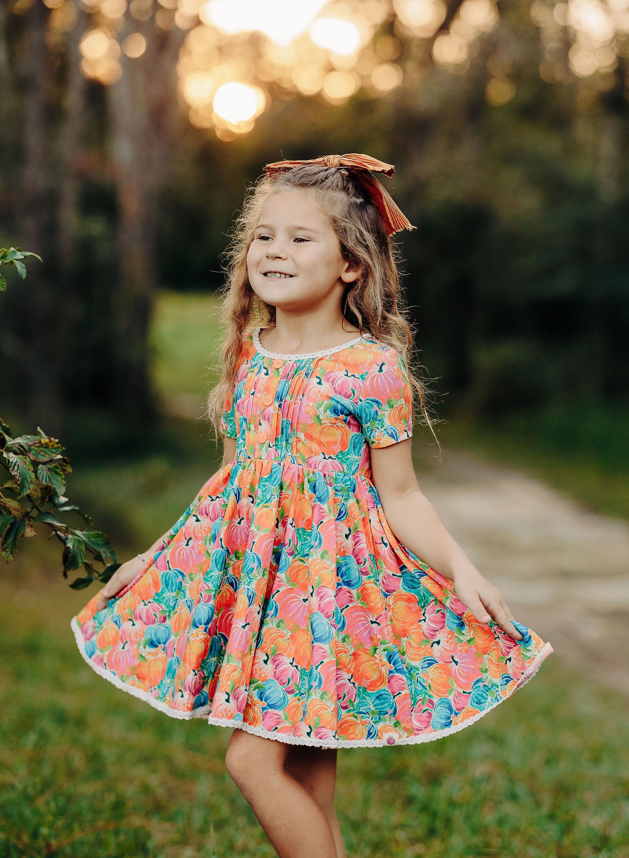 Penelope Knit Dress - Painted Pumpkin