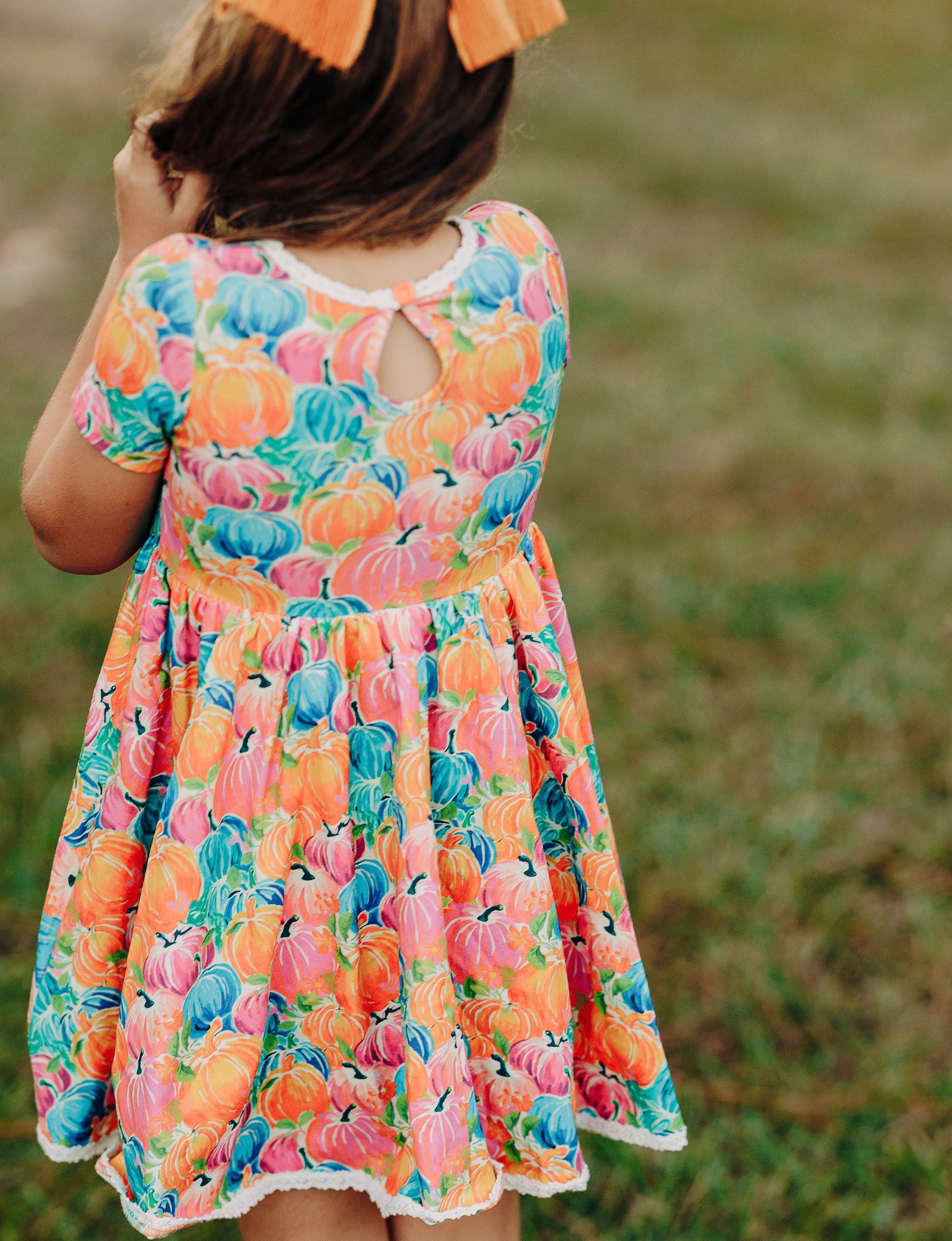 Penelope Knit Dress - Painted Pumpkin