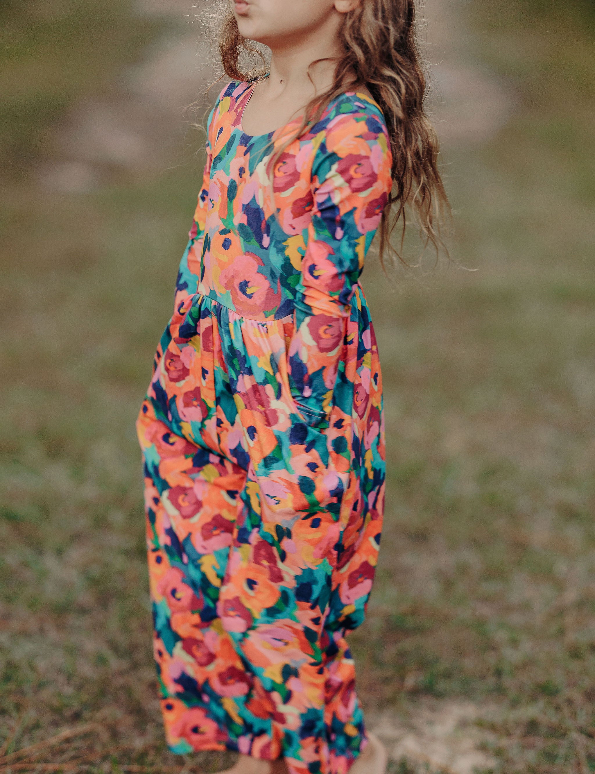 Ivy Romper - Garden Strokes