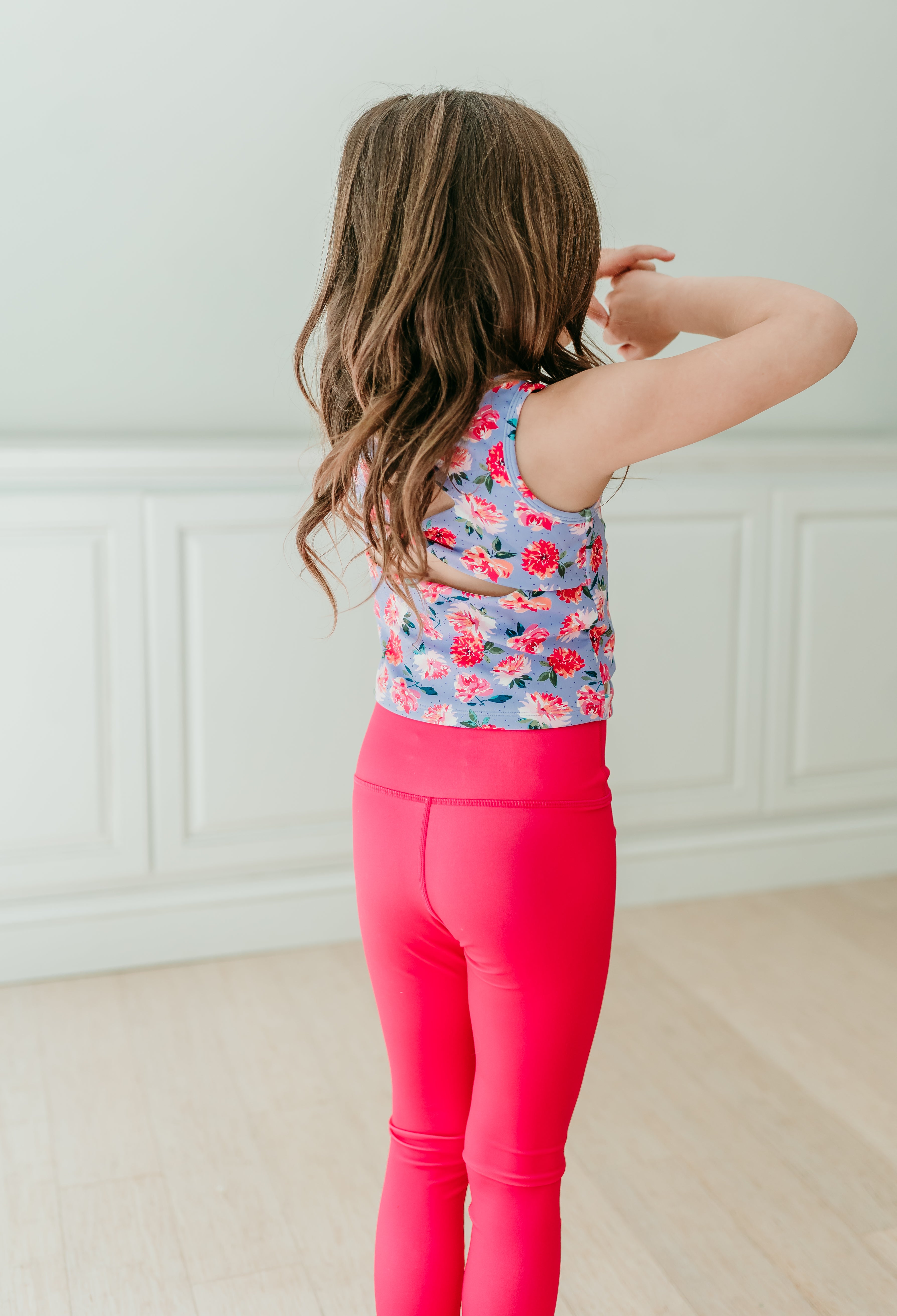 Flowers Snail Watercolor Red Mushroom Girls Leggings Kids Yoga Pants Dance Active Tights 4T - Product Details