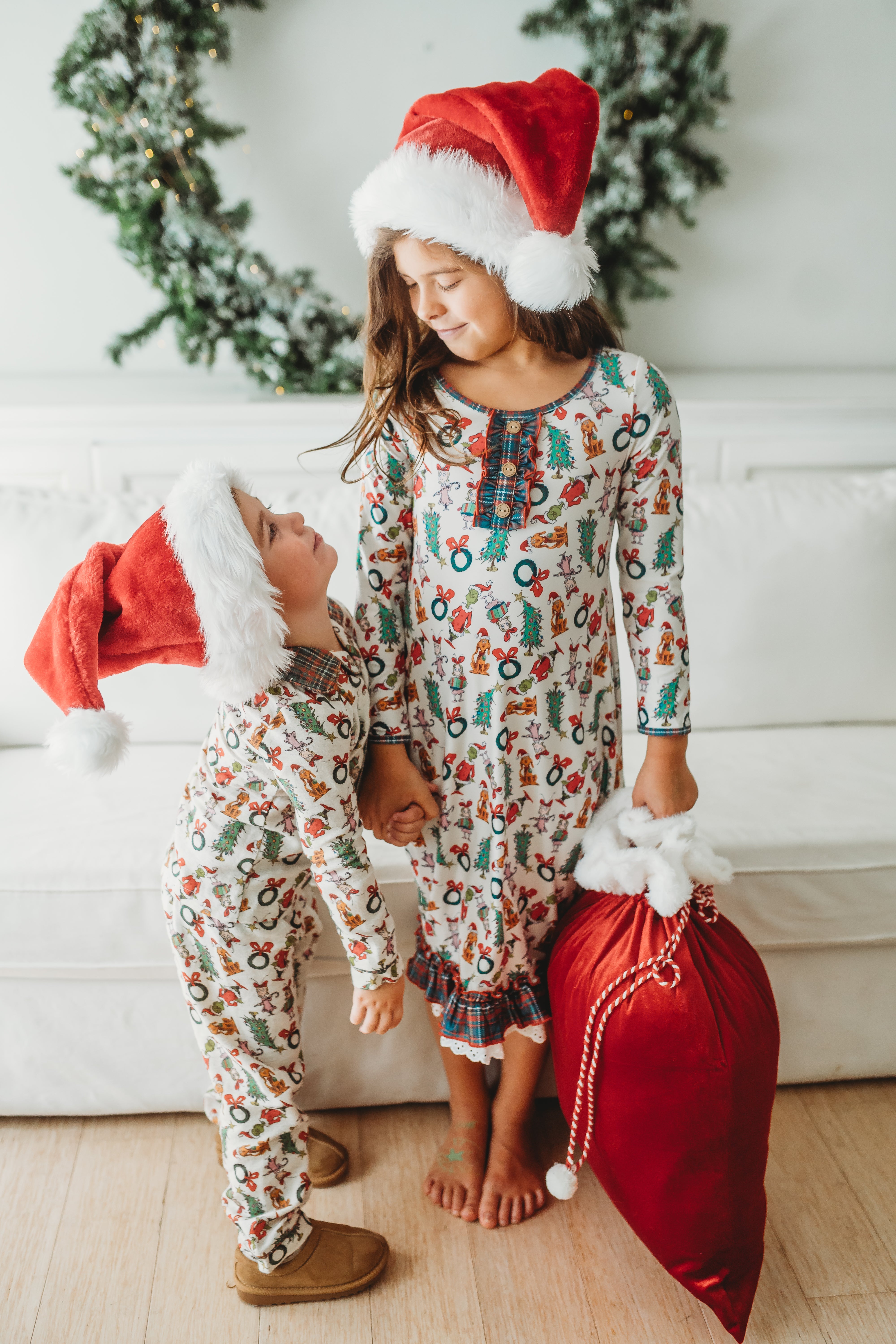 Boy's Flannel Loungewear Set - Grinchmas (Pre-Order)