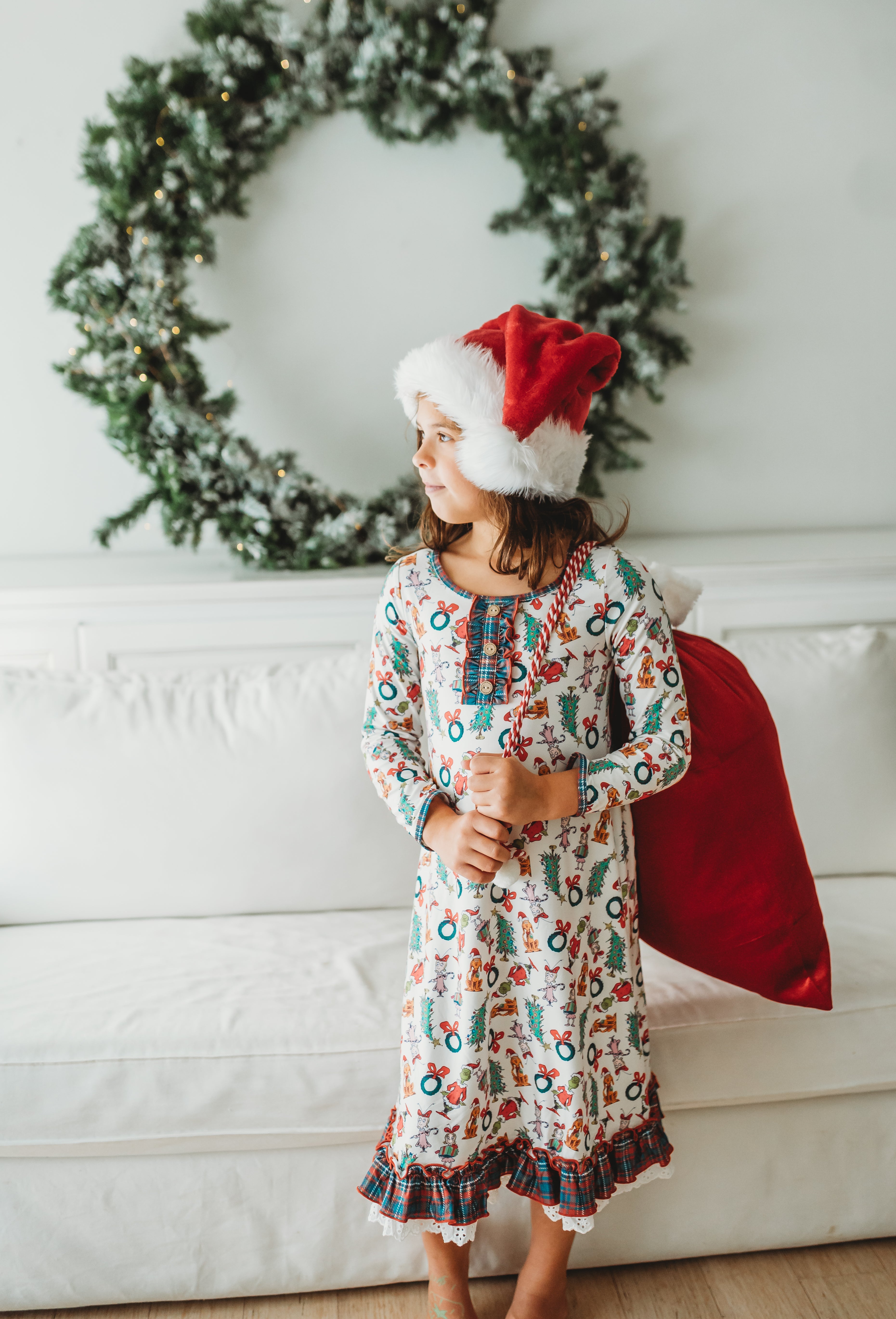 Loungewear Gown - Grinchmas (Pre-Order)