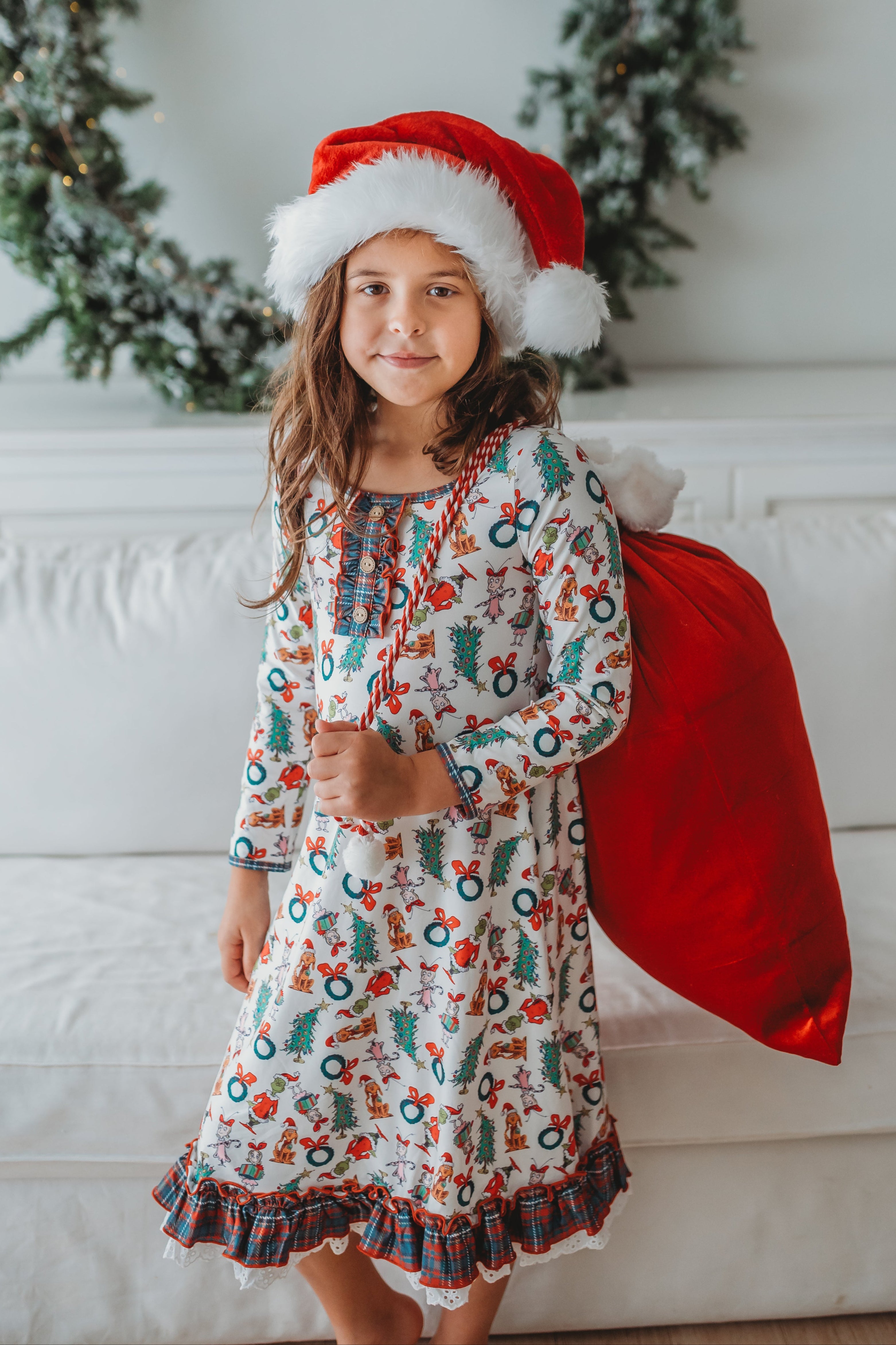 Loungewear Gown - Grinchmas (Pre-Order)