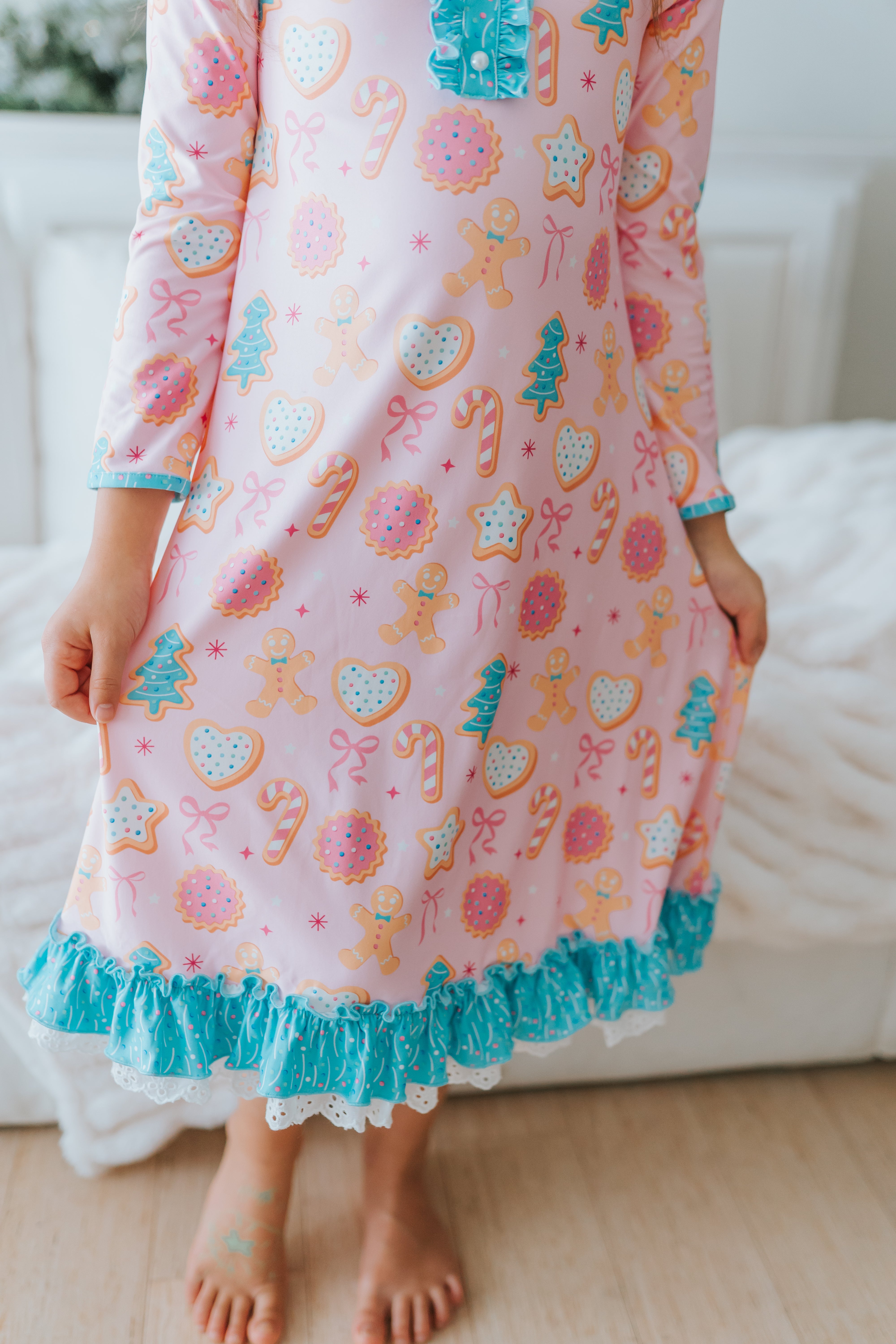 Loungewear Gown - Ginger Canes (Pre-Order)