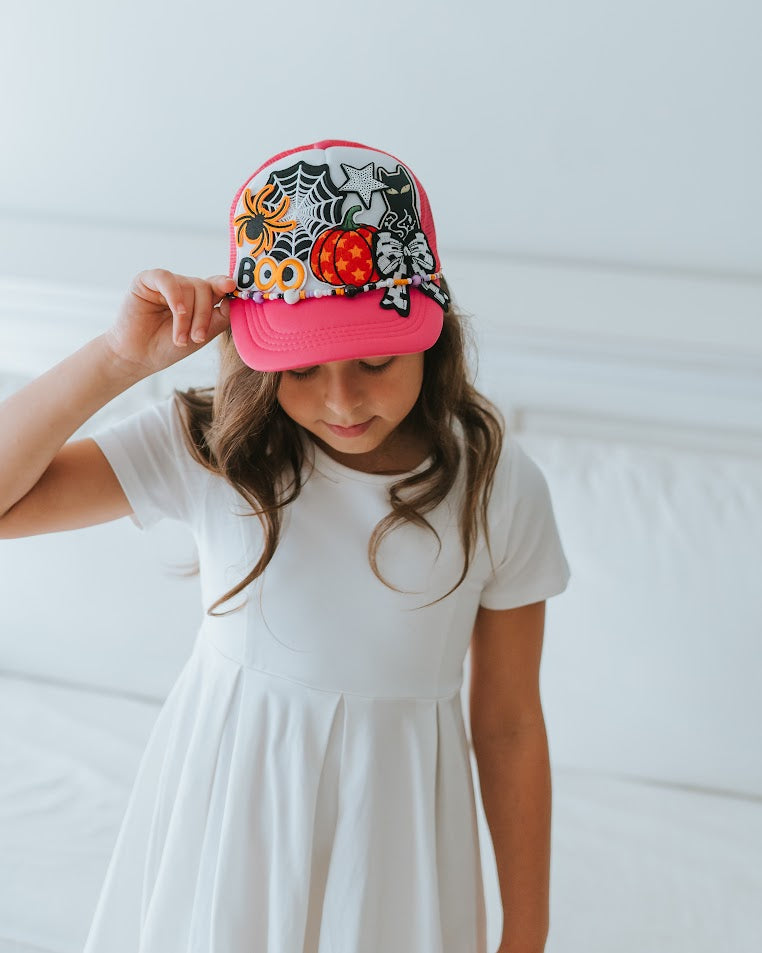 Multi Patch Hat - Halloween Queen
