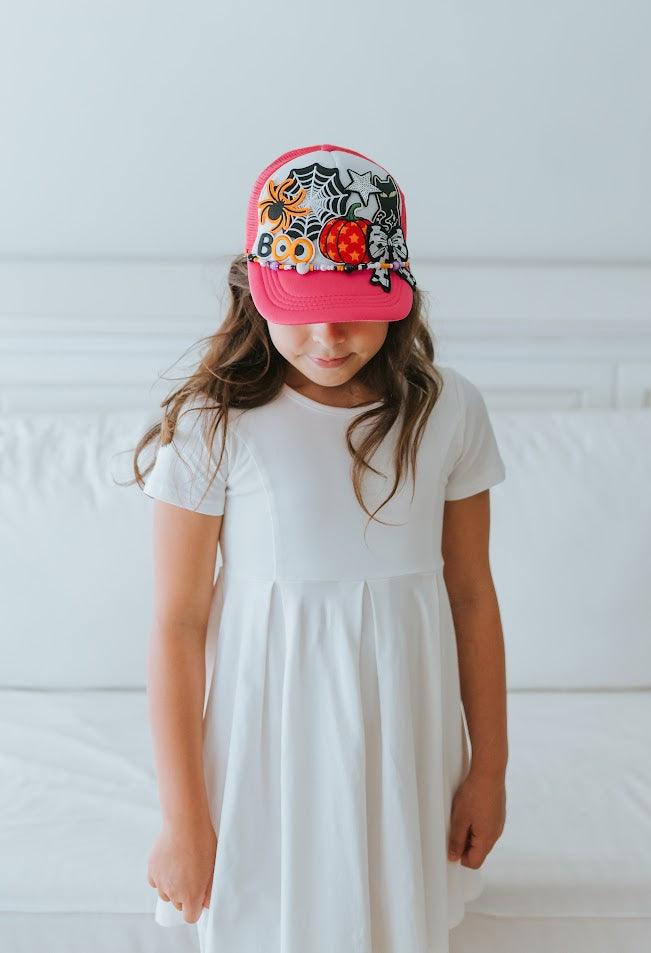 Multi Patch Hat - Halloween Queen